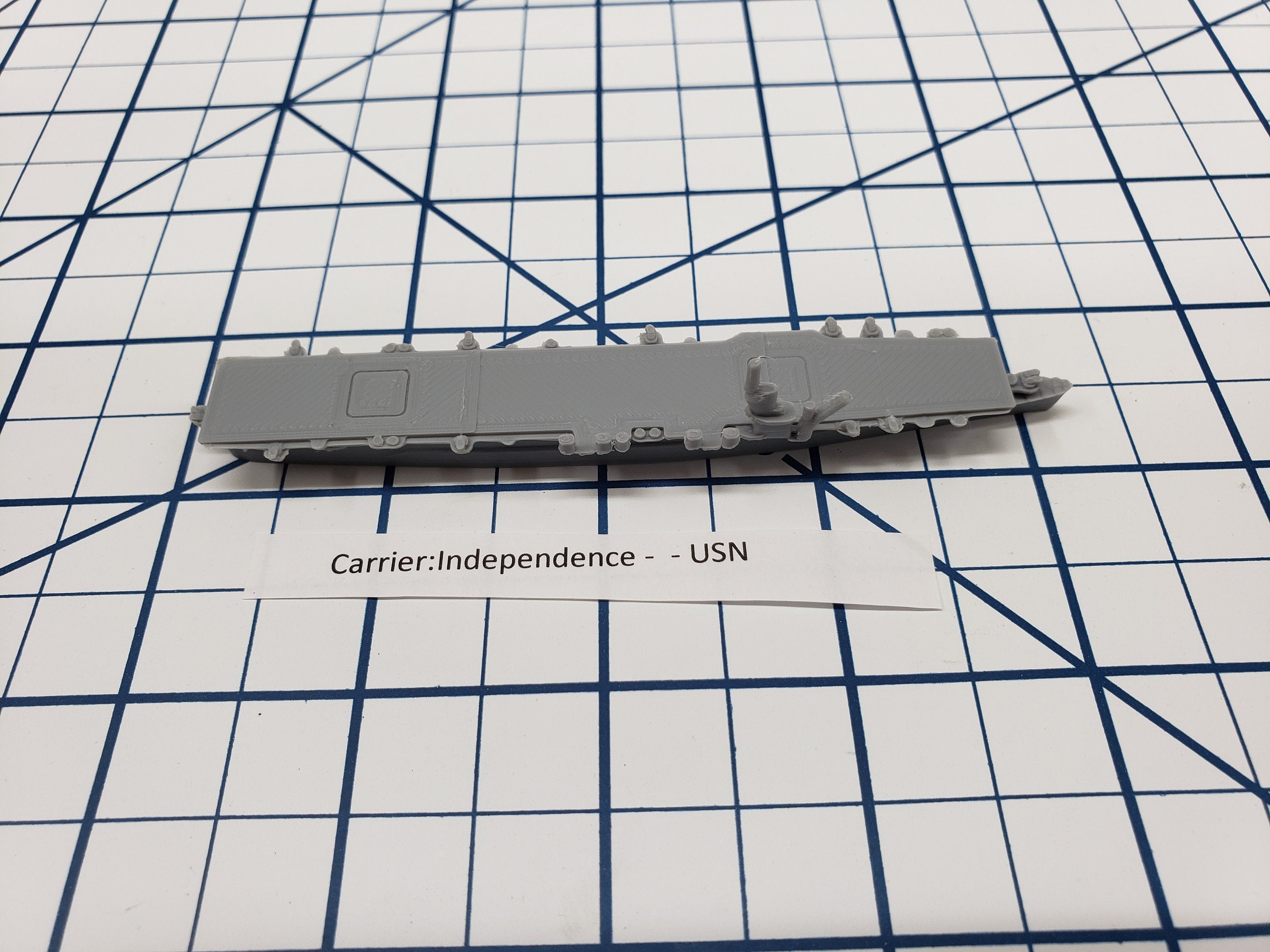 Carrier - Independence - USN - Wargaming - Axis and Allies - Naval Miniature - Tabletop Games - Warships