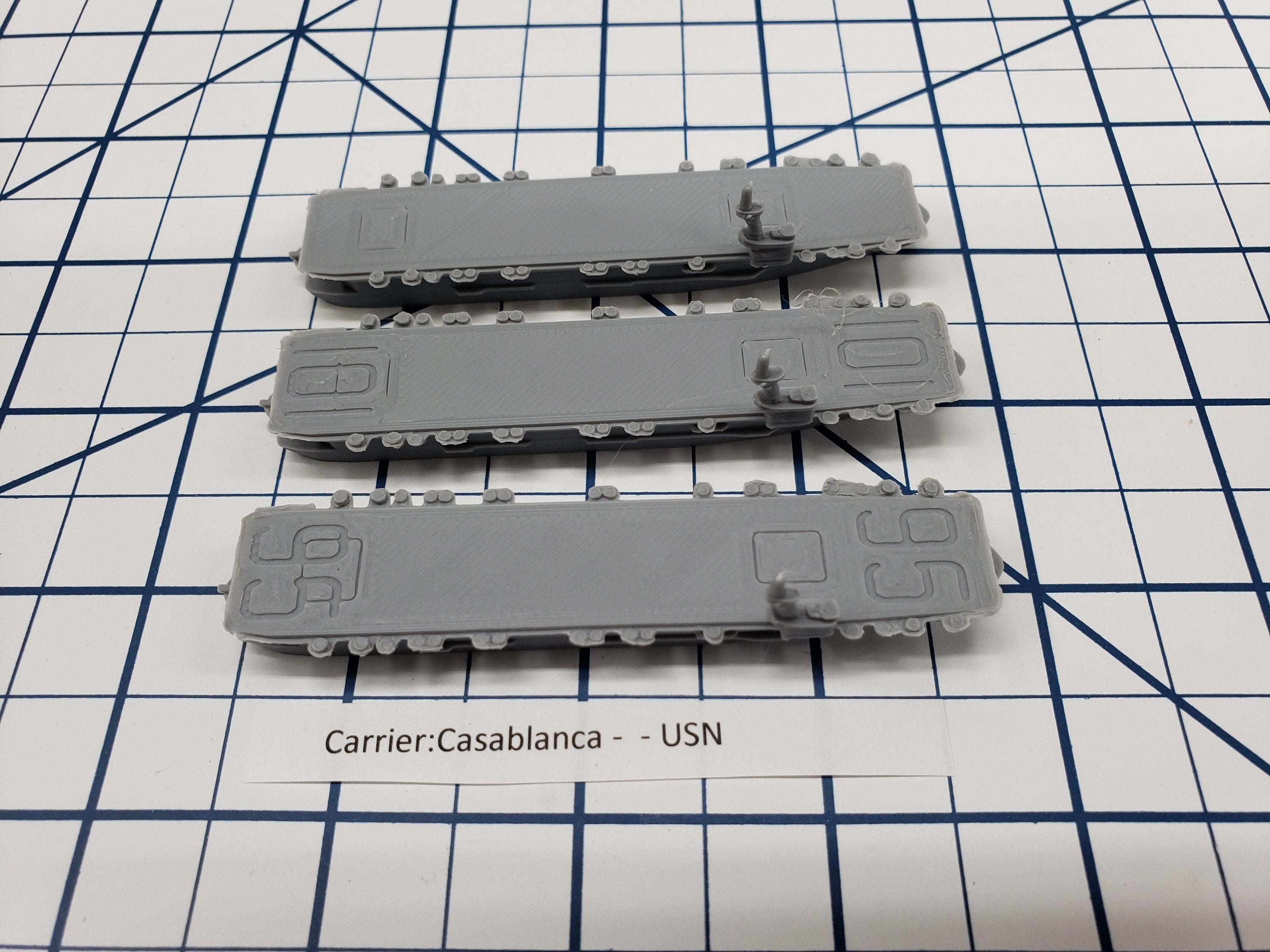 Carrier - Casablanca - USN - Wargaming - Axis and Allies - Naval Miniature - Tabletop Games - Warships