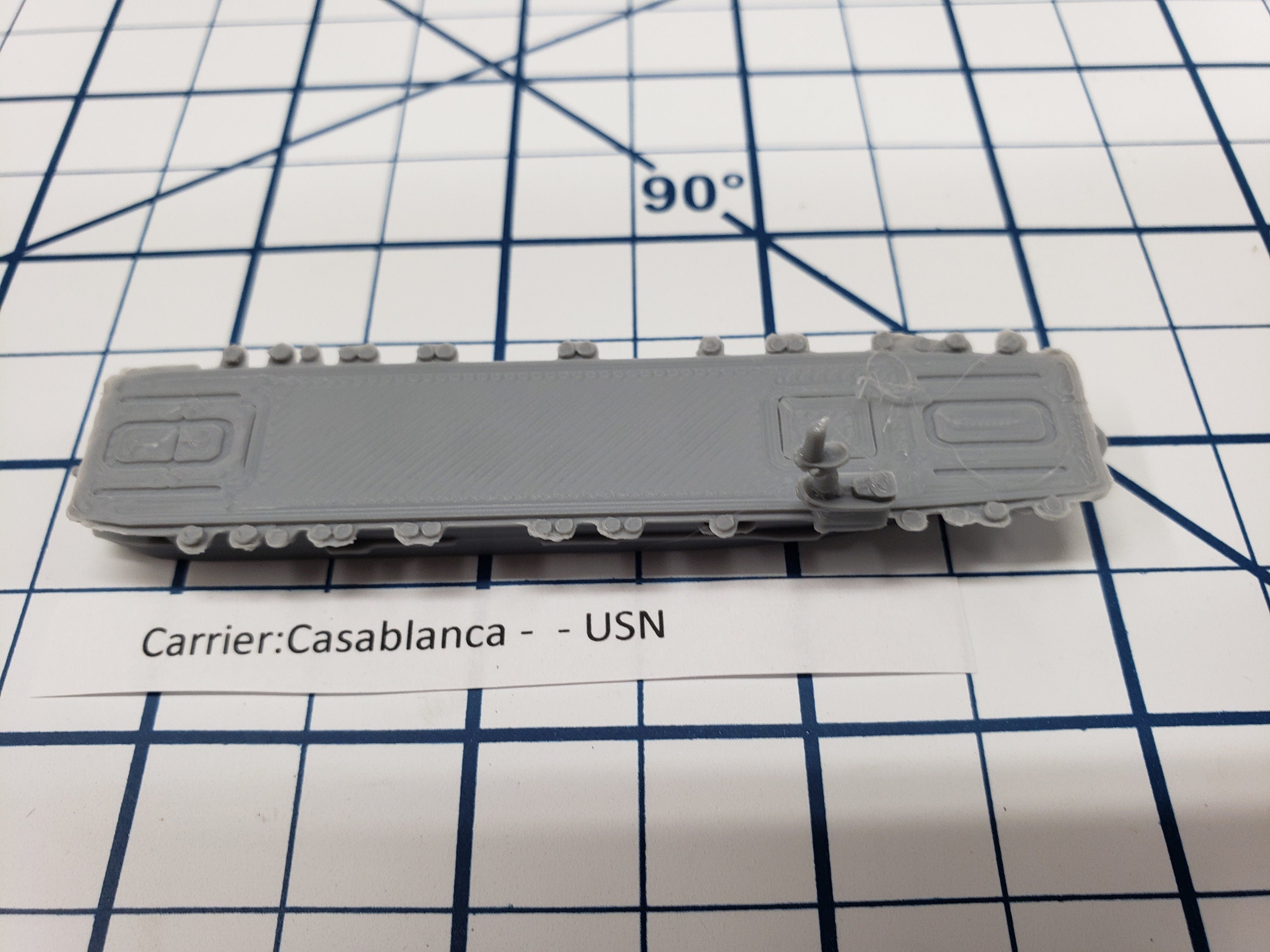 Carrier - Casablanca - USN - Wargaming - Axis and Allies - Naval Miniature - Tabletop Games - Warships