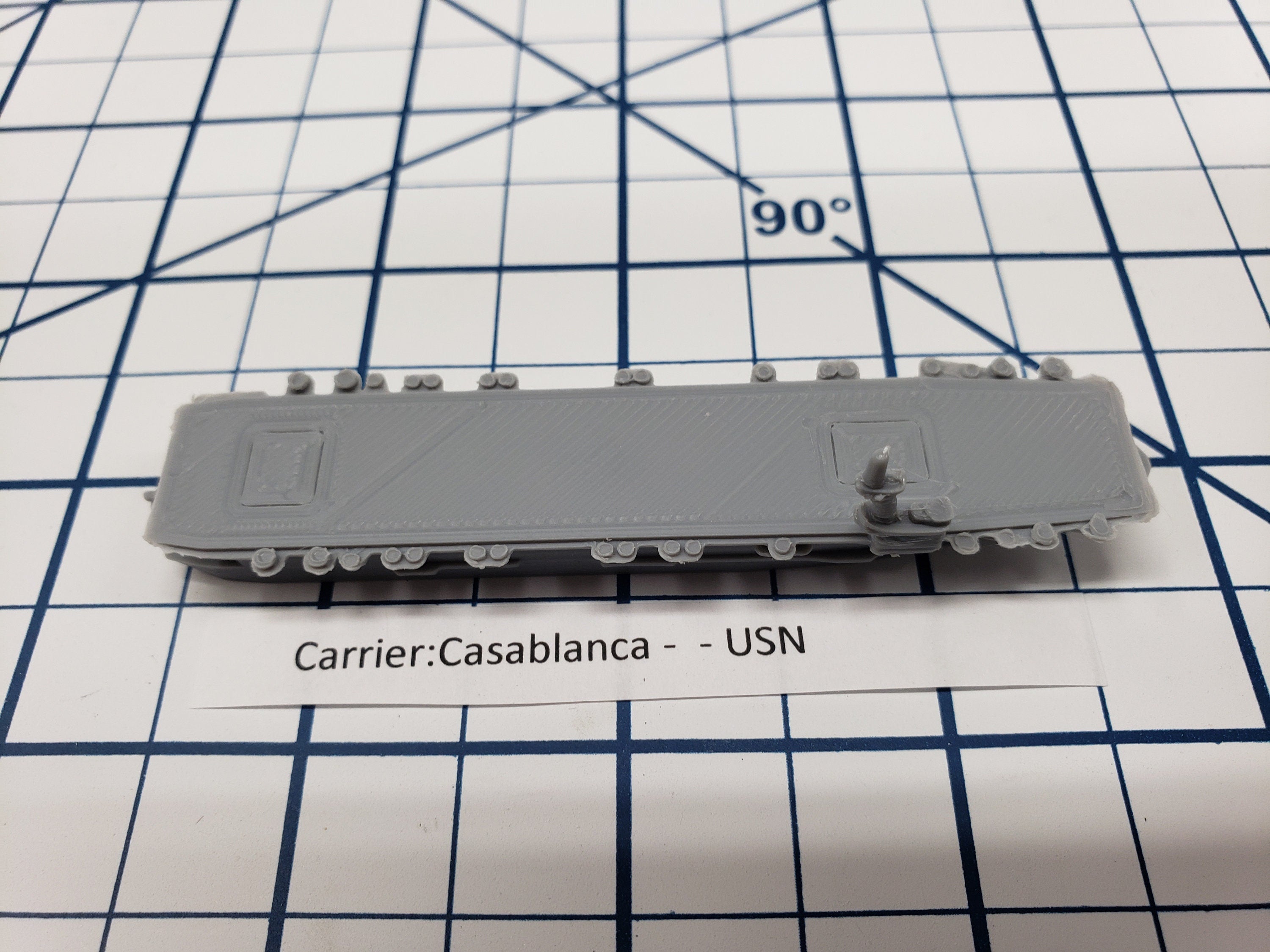 Carrier - Casablanca - USN - Wargaming - Axis and Allies - Naval Miniature - Tabletop Games - Warships