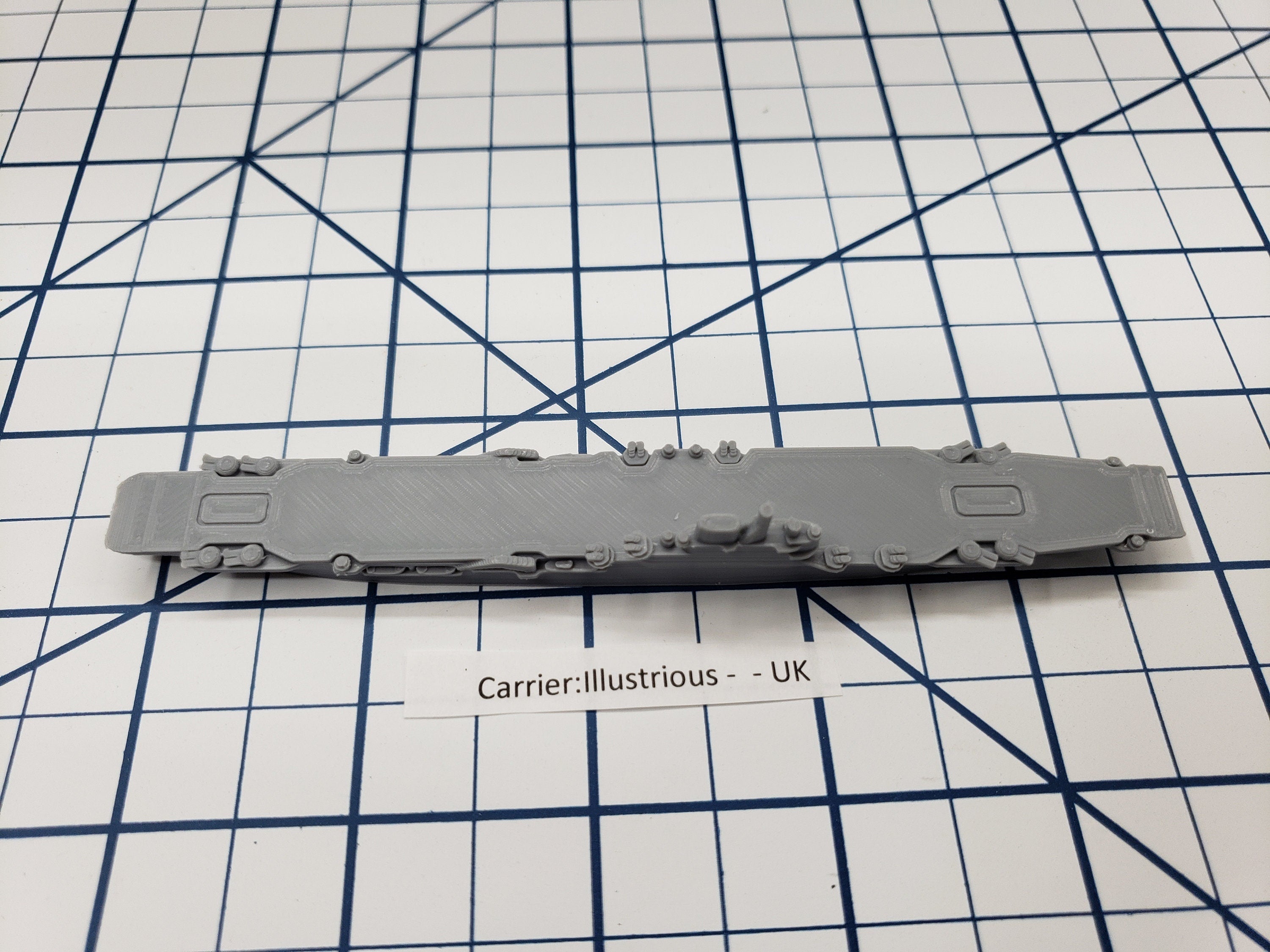 Carrier - Illustrious - Royal Navy - Wargaming - Axis and Allies - Naval Miniature - Tabletop Games - Warships