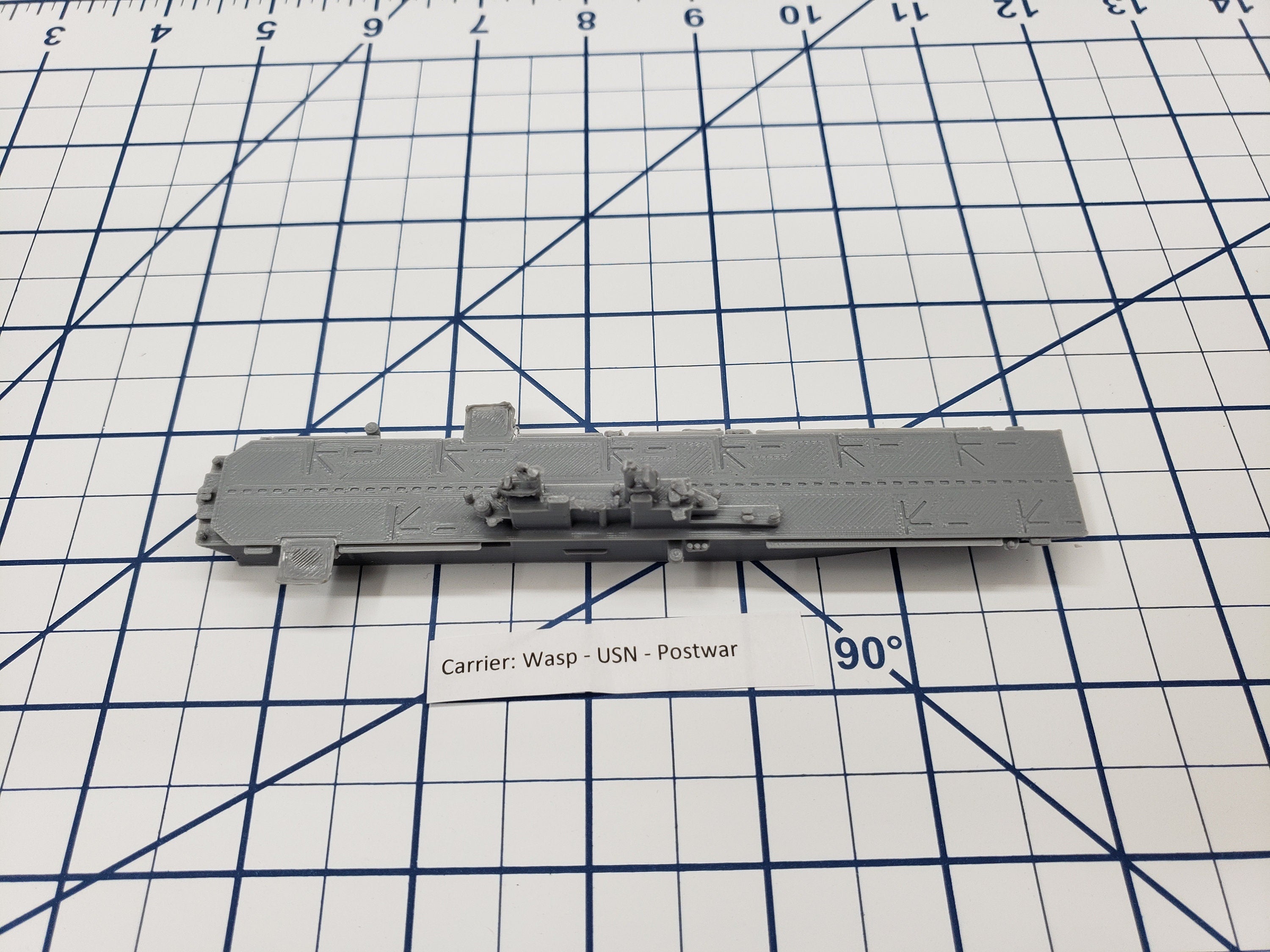 Carrier - Wasp (postwar) - LHD - USN - Wargaming - Axis and Allies - Naval Miniature - Tabletop Games - Warships