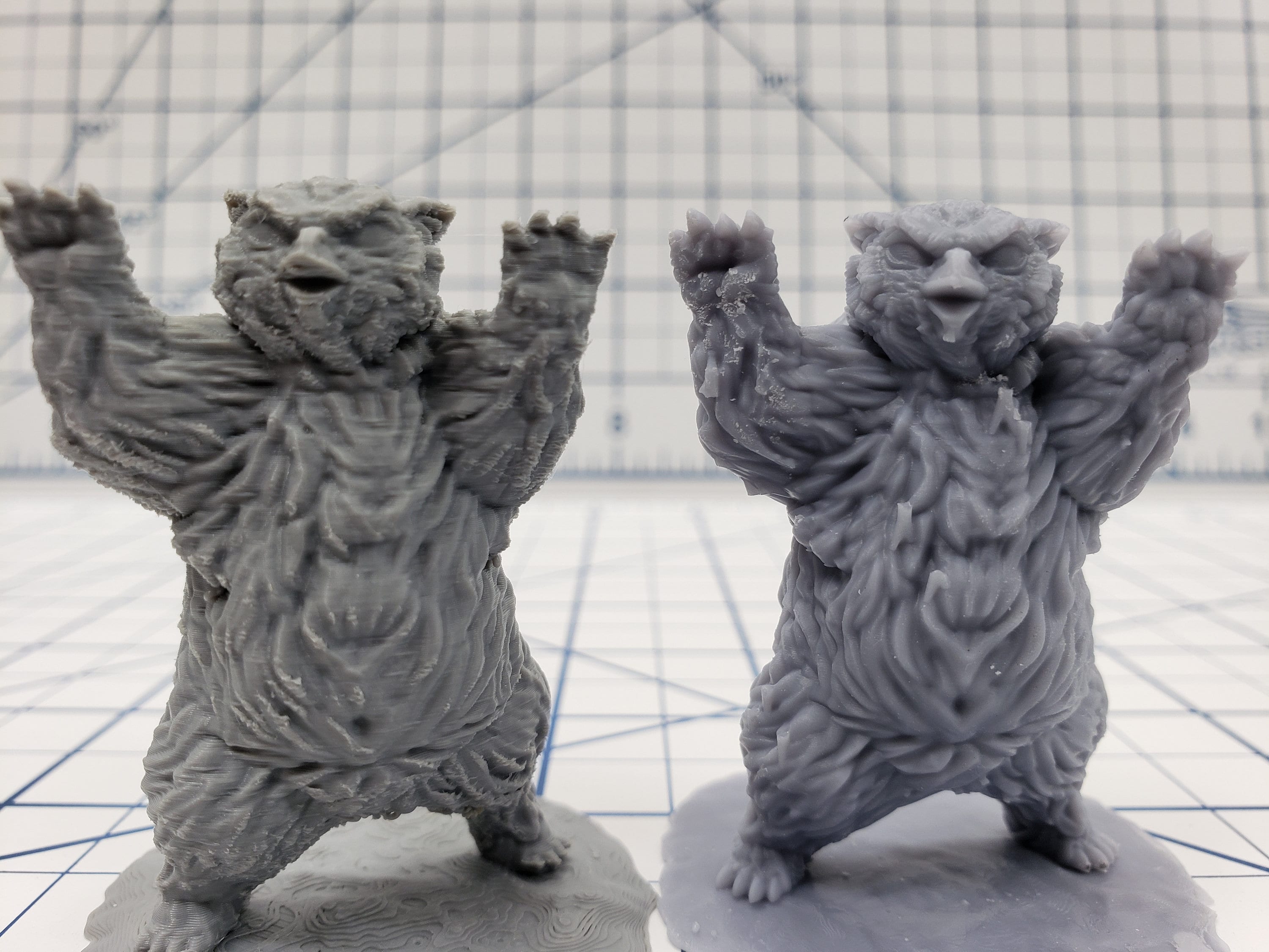 Owlbear Miniatures - DND - Pathfinder - RPG - Dungeon & Dragons - Miniature - Mini - 28 mm / 1" - Fat Dragon Games