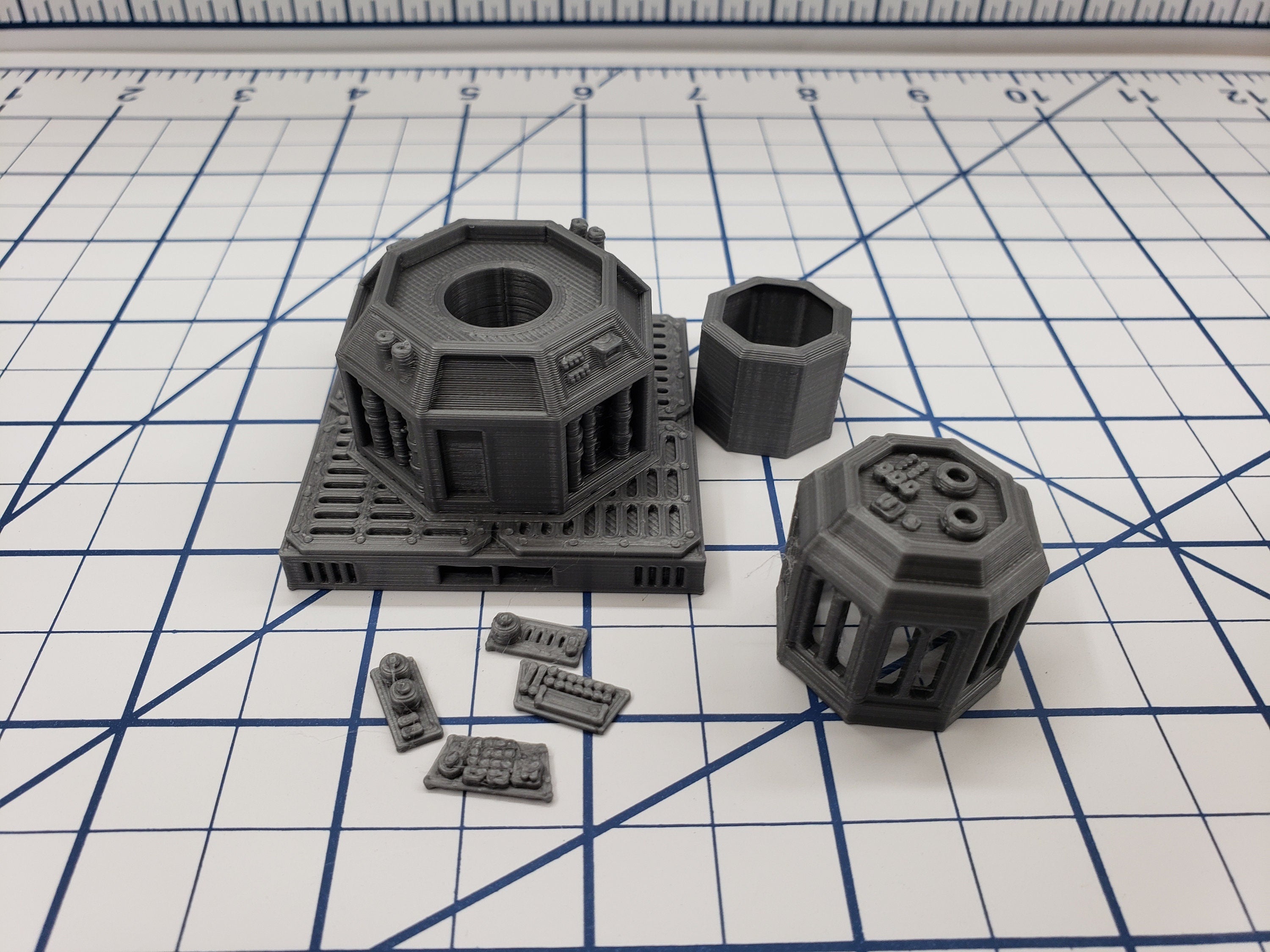 Floor Tiles - SciFi - Fat Dragon Games - DragonLock - DND - Pathfinder - RPG - Terrain - Space - Science Fiction 28 mm / 1"