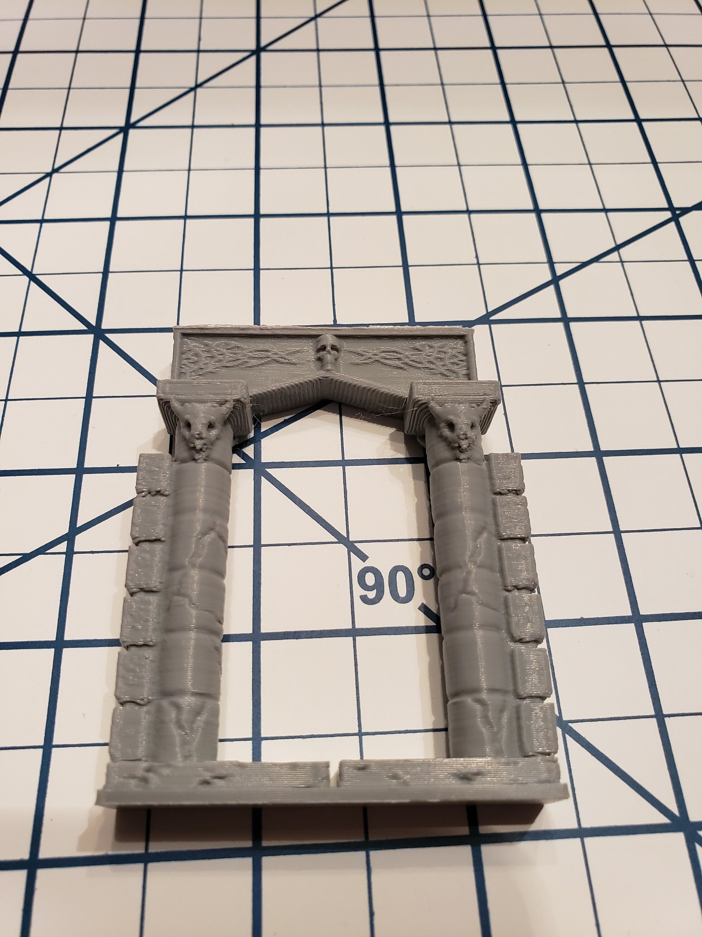 Cut Stone Archway Tiles - OpenLock or DragonLock - Openforge - DND - Pathfinder - Dungeons & Dragons - RPG - Tabletop - 28 mm / 1"