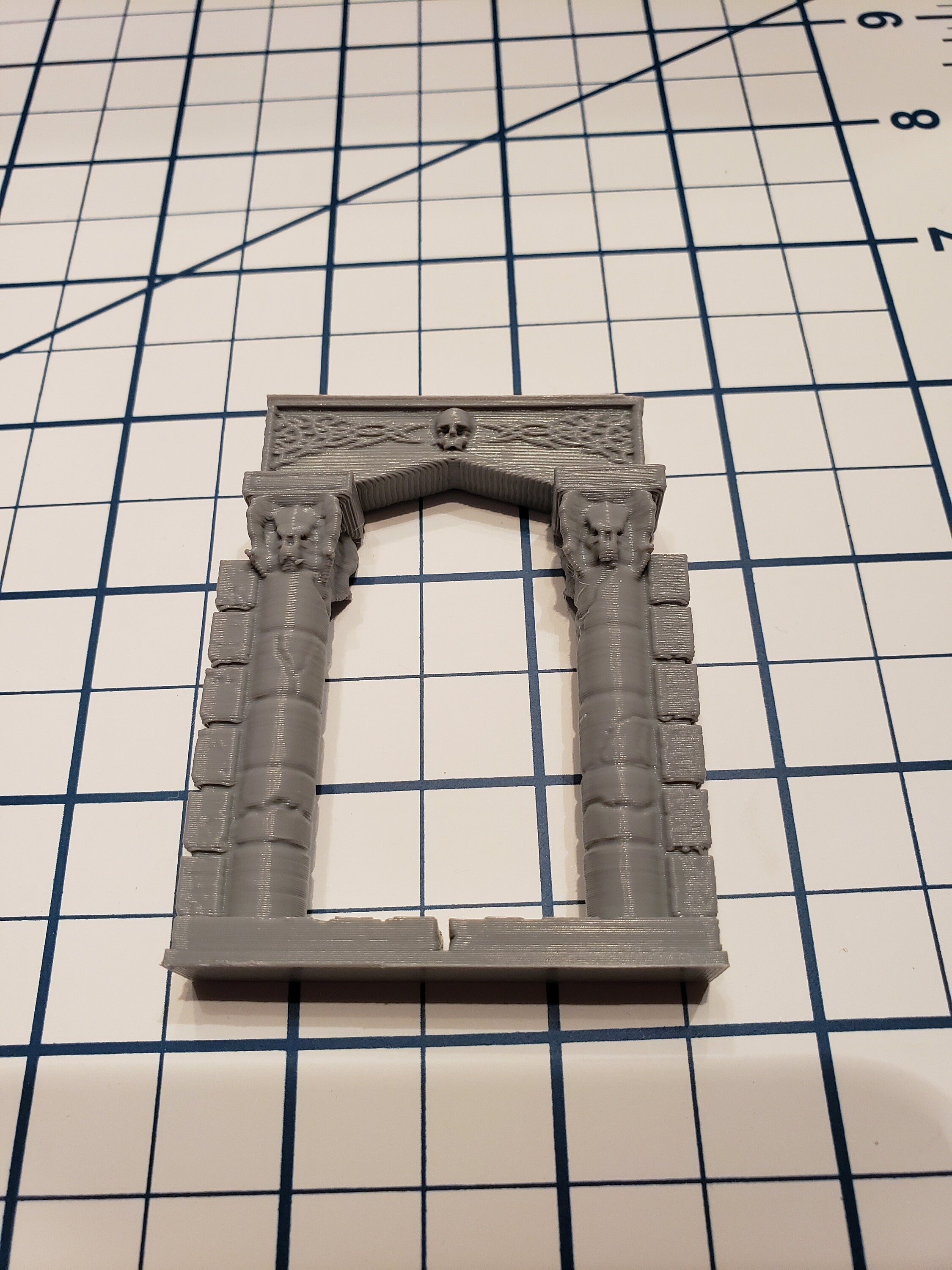 Cut Stone Archway Tiles - OpenLock or DragonLock - Openforge - DND - Pathfinder - Dungeons & Dragons - RPG - Tabletop - 28 mm / 1"