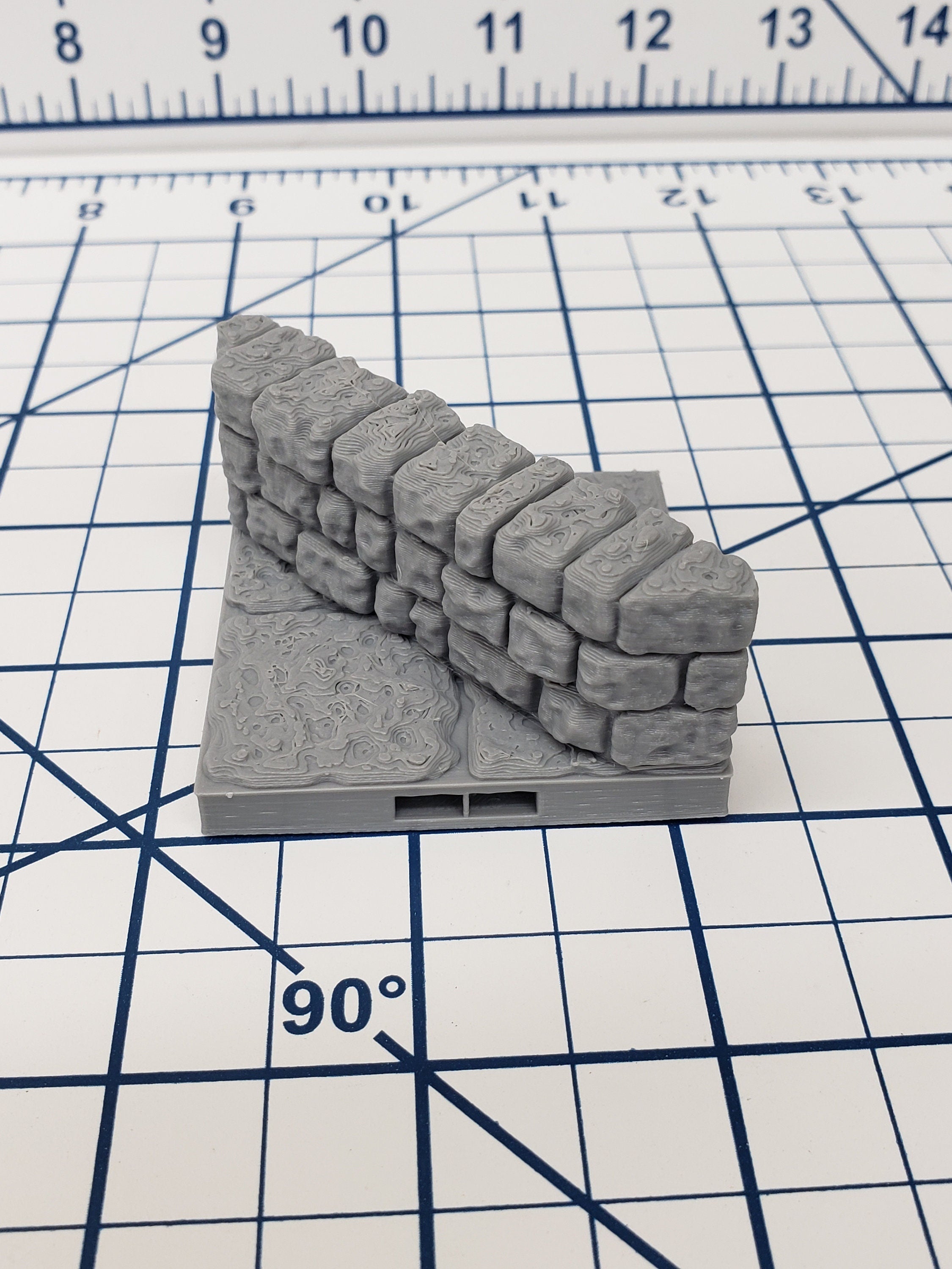 Dungeon Style - Half Walls - DragonLock - DND - Pathfinder - RPG - Dungeon & Dragons - 28 mm / 1" - Terrain - Fat Dragon Games