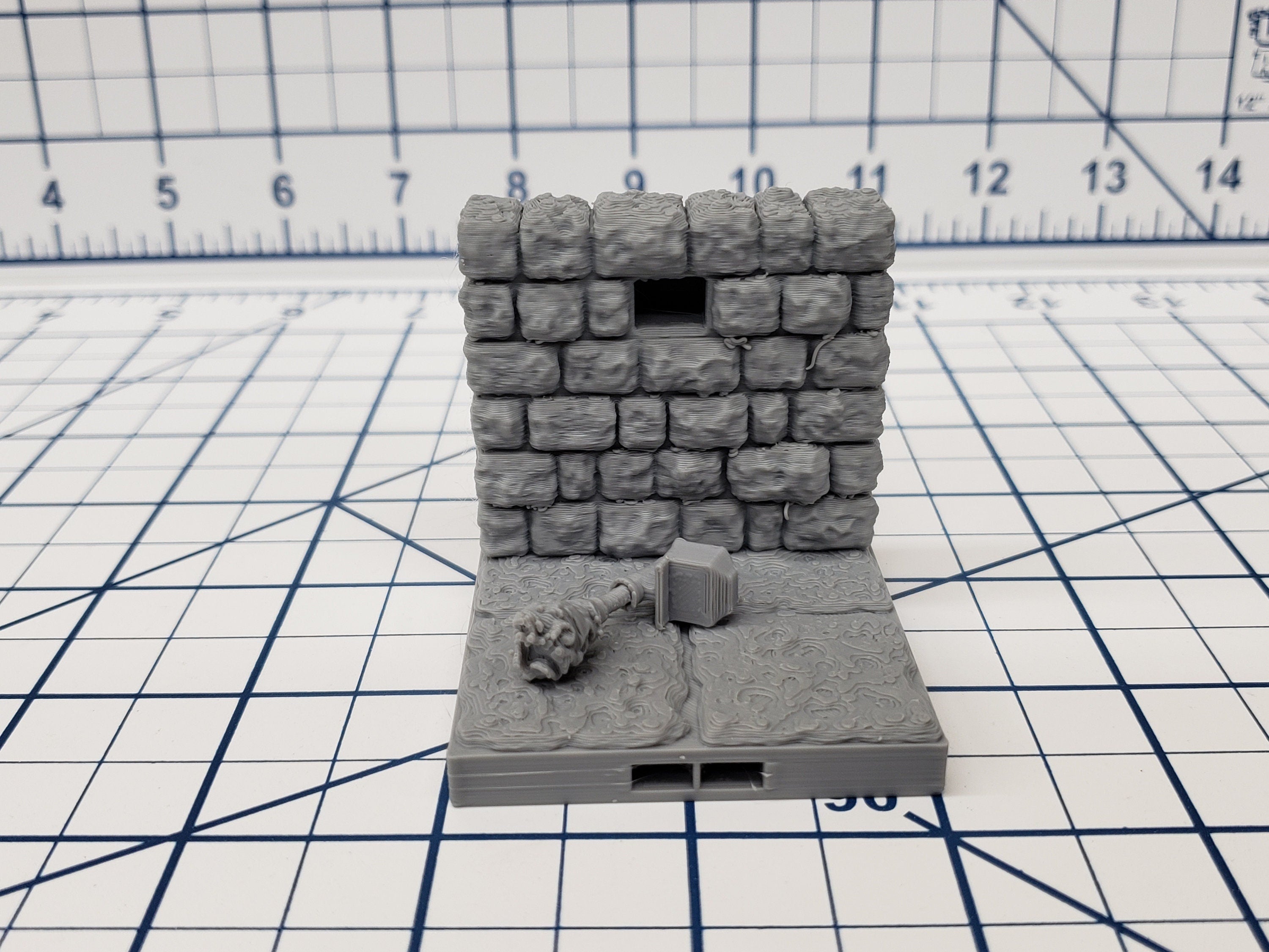 Dungeon Style - Special Walls 1 - DragonLock - DND - Pathfinder - RPG - Dungeon & Dragons - 28 mm / 1" - Terrain - Fat Dragon Games