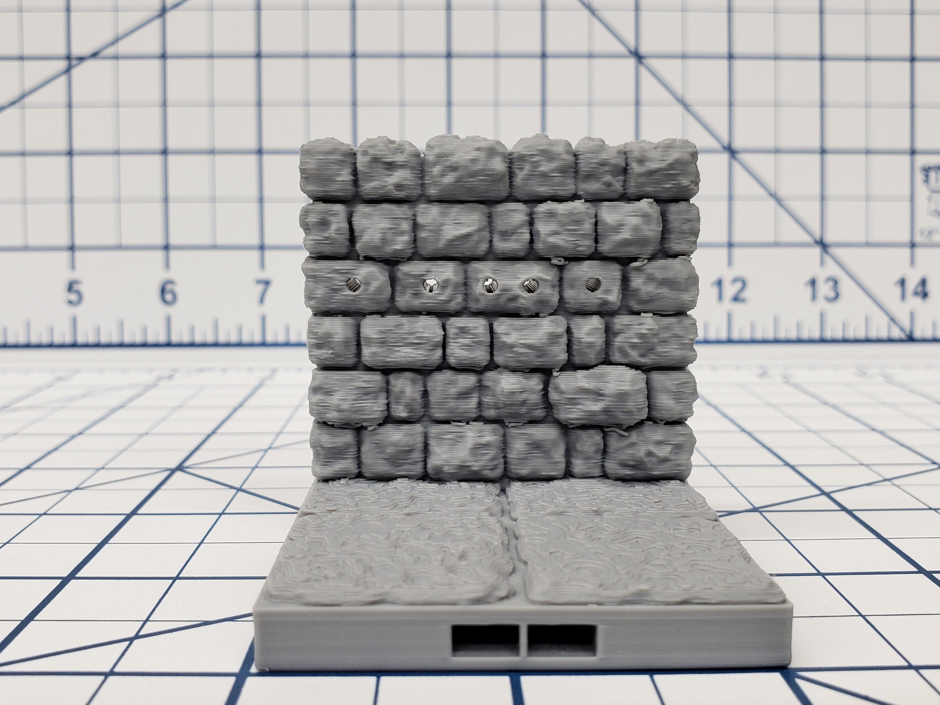 Dungeon Style - Special Walls 1 - DragonLock - DND - Pathfinder - RPG - Dungeon & Dragons - 28 mm / 1" - Terrain - Fat Dragon Games