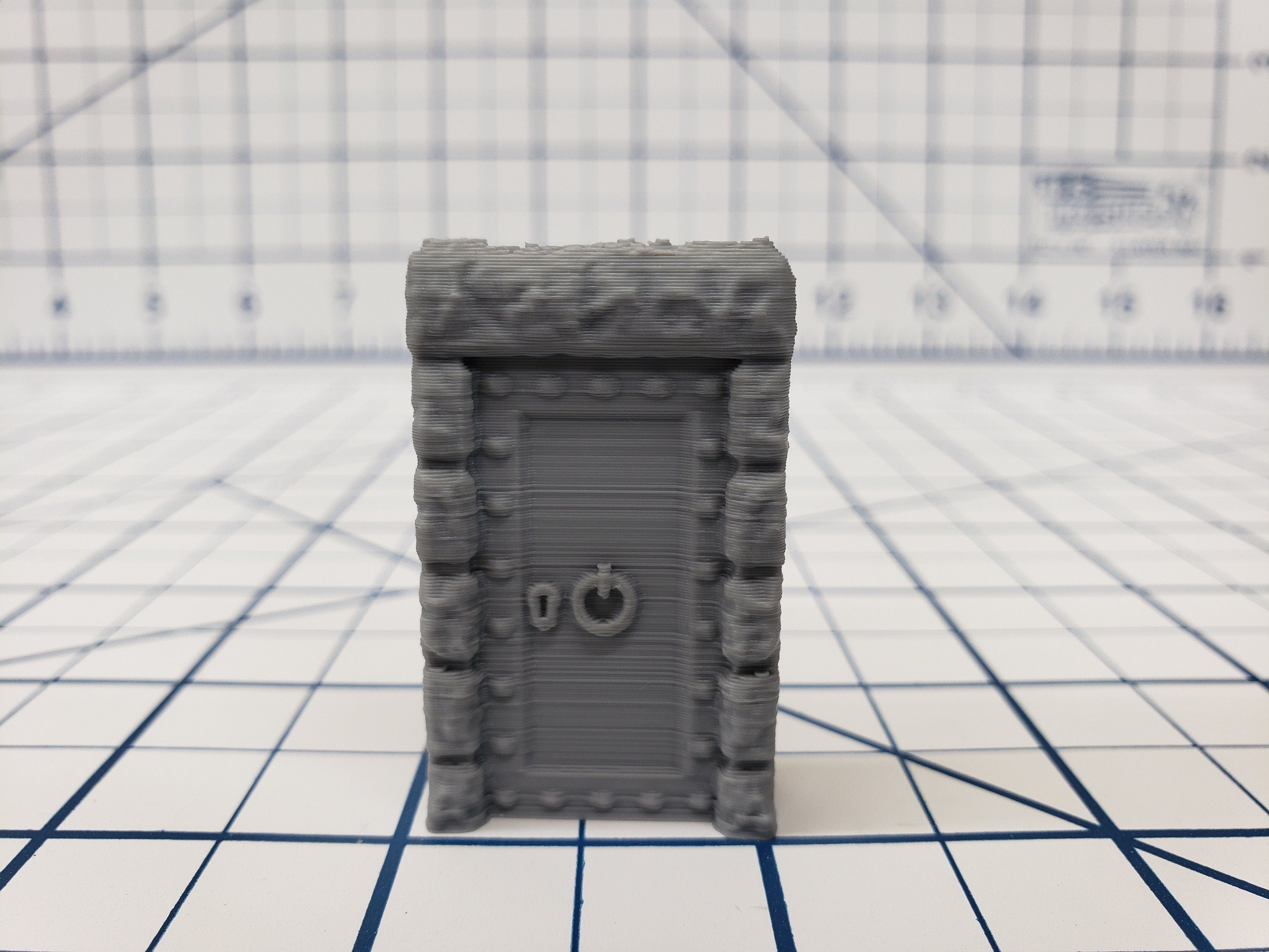 Dungeon Stone - Free Standing Door Set - Fat Dragon Games - DND - Pathfinder - RPG - Terrain - 28 mm / 1" - Dungeon & Dragons -