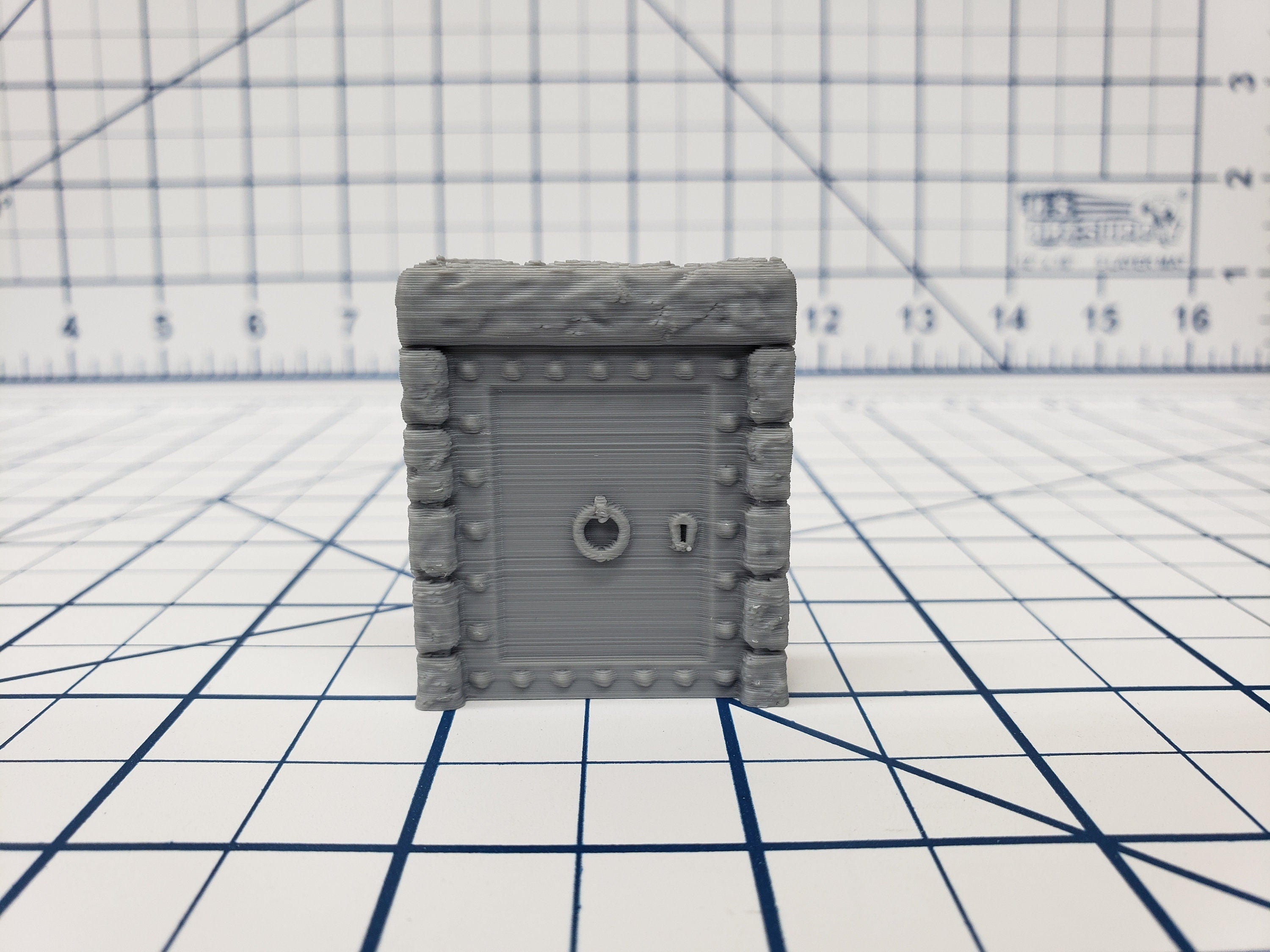 Dungeon Stone - Free Standing Door Set - Fat Dragon Games - DND - Pathfinder - RPG - Terrain - 28 mm / 1" - Dungeon & Dragons -