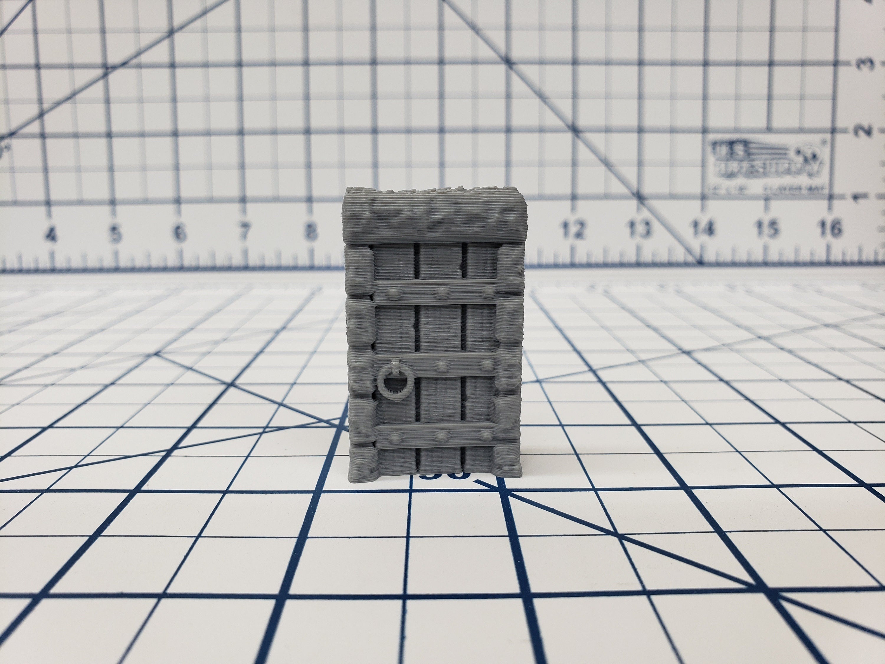 Dungeon Stone - Free Standing Door Set - Fat Dragon Games - DND - Pathfinder - RPG - Terrain - 28 mm / 1" - Dungeon & Dragons -