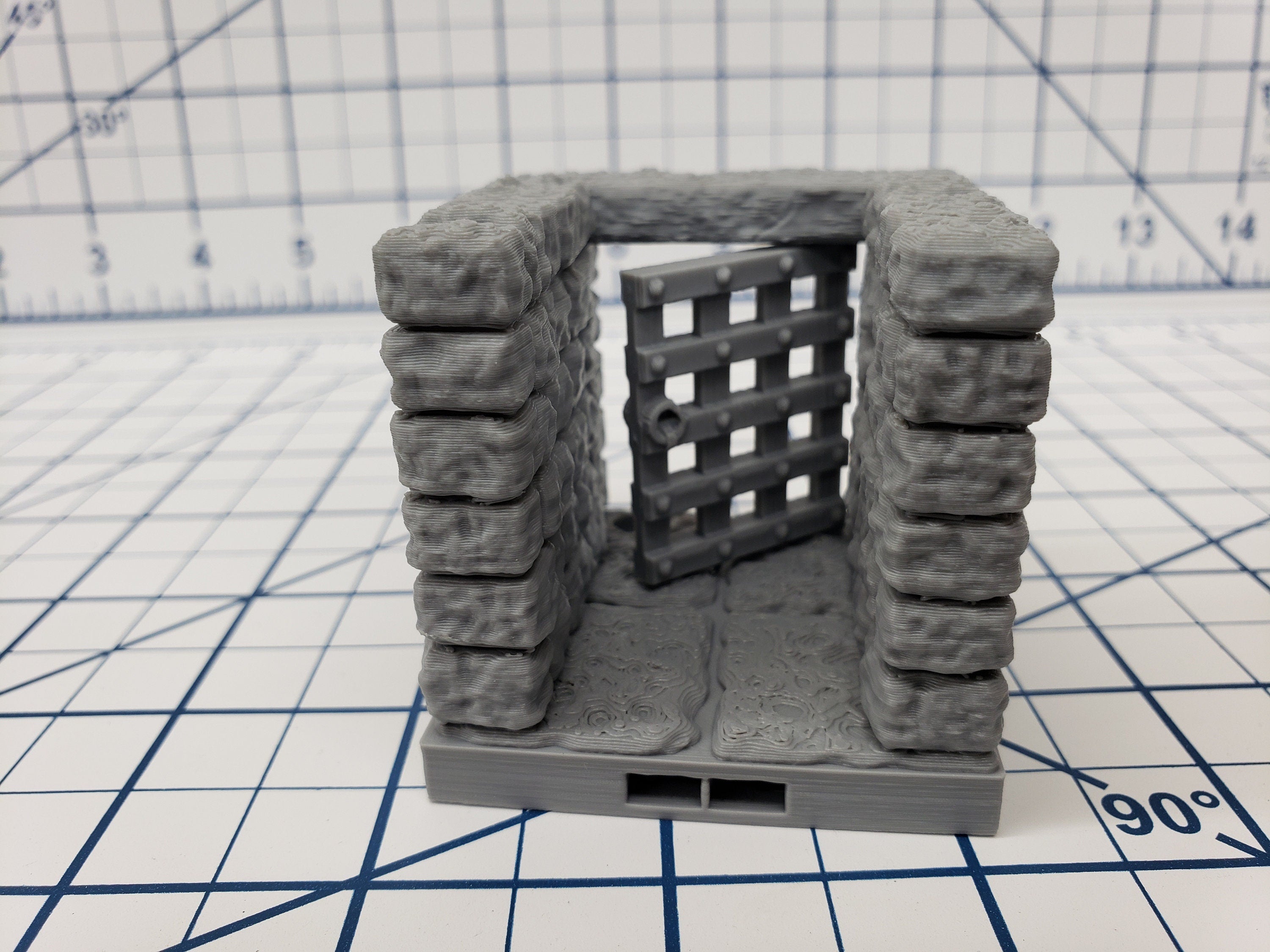 Dungeon Style - Single Doors - DragonLock - DND - Pathfinder - RPG - Dungeon & Dragons - 28 mm / 1" - Terrain - Fat Dragon Games