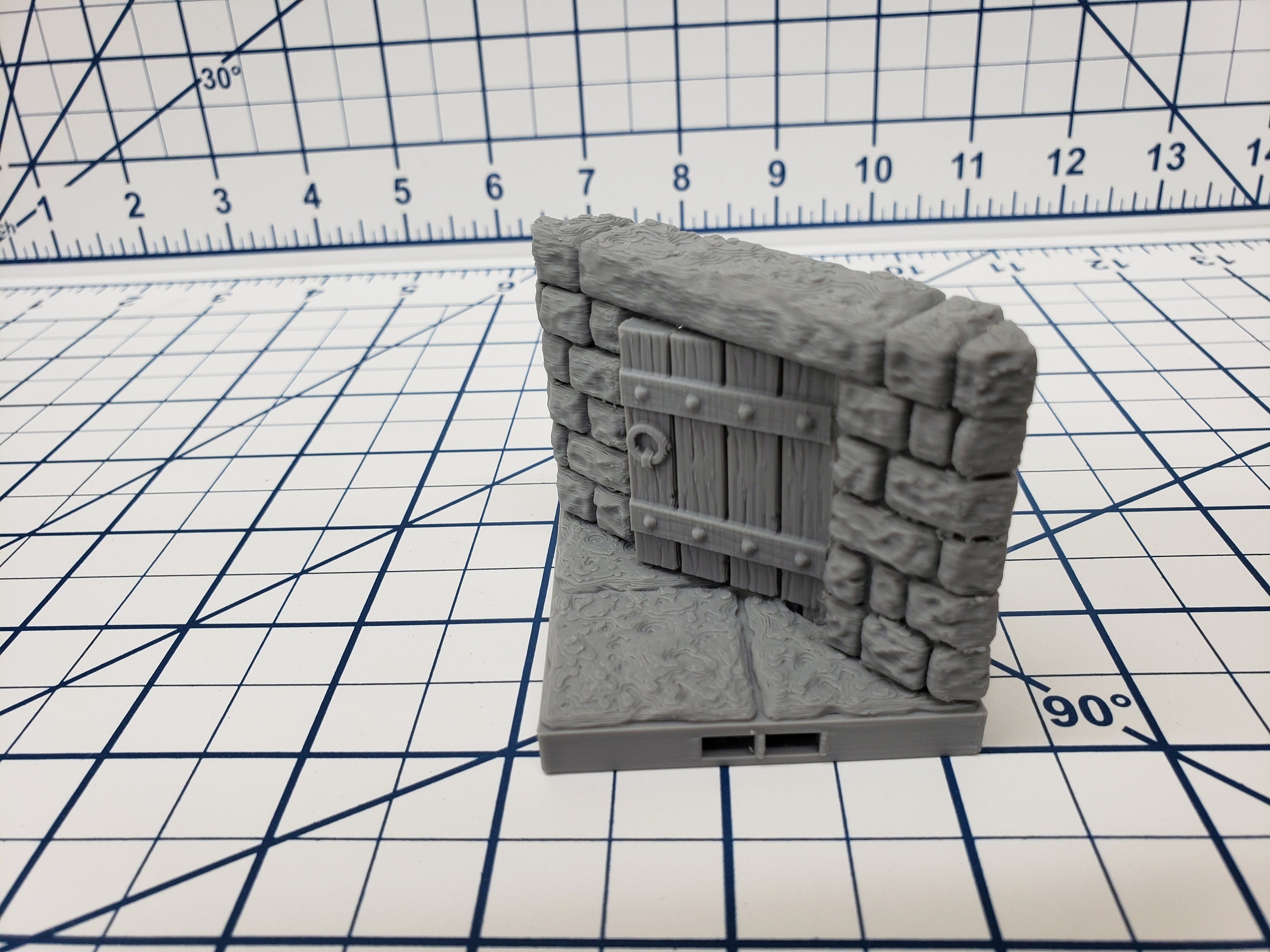 Dungeon Style - Single Doors - DragonLock - DND - Pathfinder - RPG - Dungeon & Dragons - 28 mm / 1" - Terrain - Fat Dragon Games