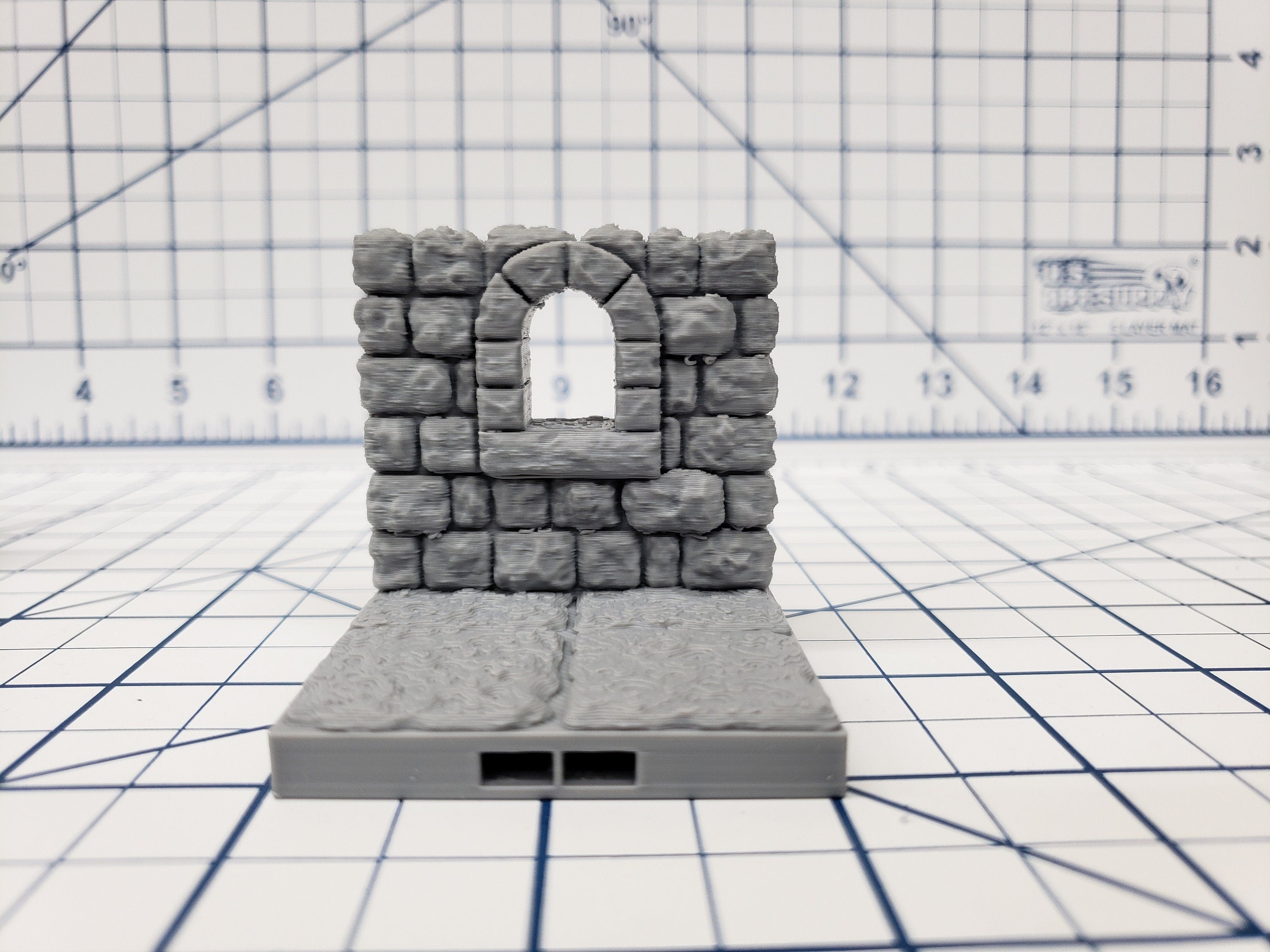 Dungeon Style - Special Walls 2 - DragonLock - DND - Pathfinder - RPG - Dungeon & Dragons - 28 mm / 1" - Terrain - Fat Dragon Games