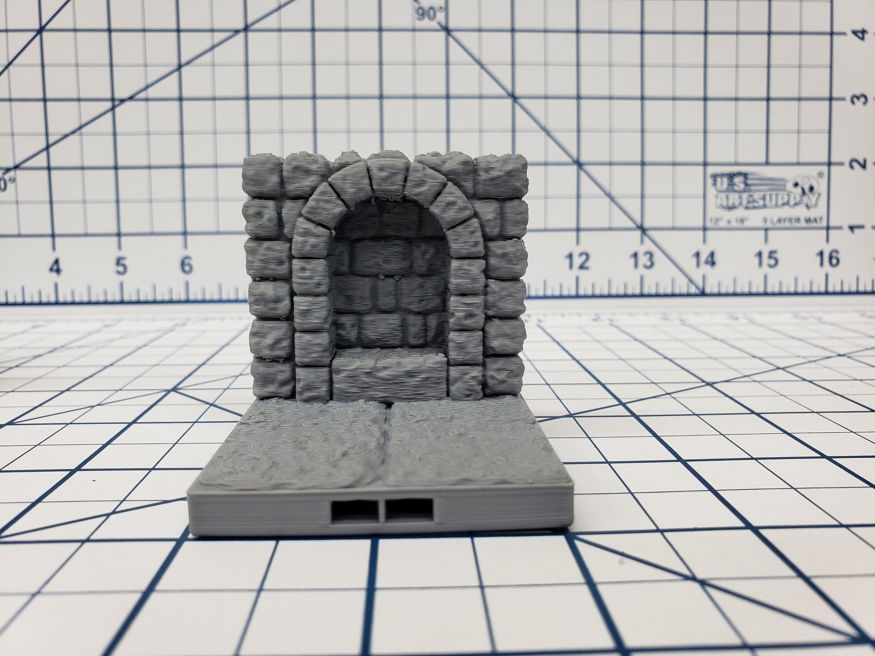 Dungeon Style - Special Walls 2 - DragonLock - DND - Pathfinder - RPG - Dungeon & Dragons - 28 mm / 1" - Terrain - Fat Dragon Games