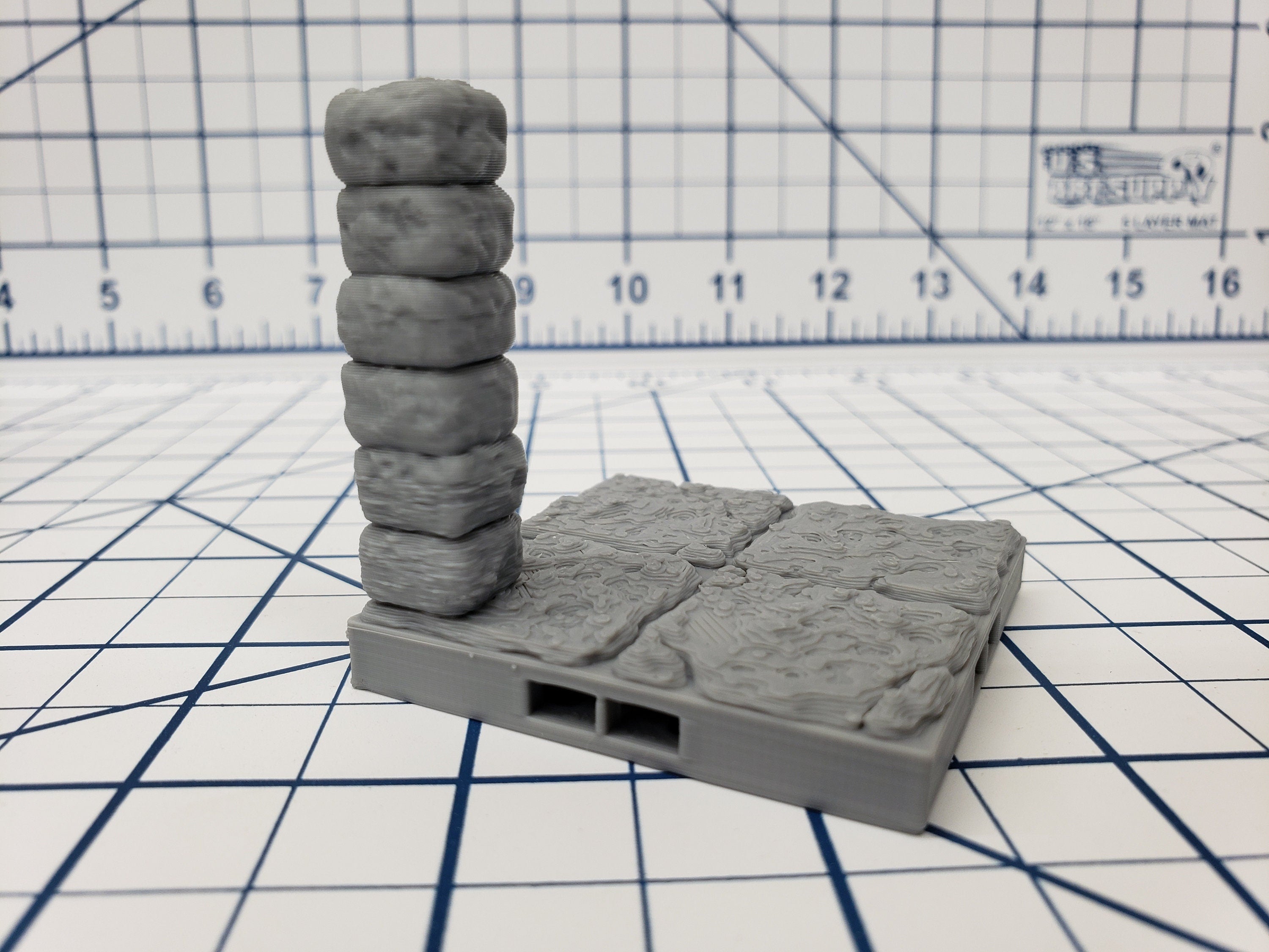 Dungeon Style - Hallways and Pillar - DragonLock - DND - Pathfinder - RPG - Dungeon & Dragons - 28 mm / 1" - Terrain - Fat Dragon Games