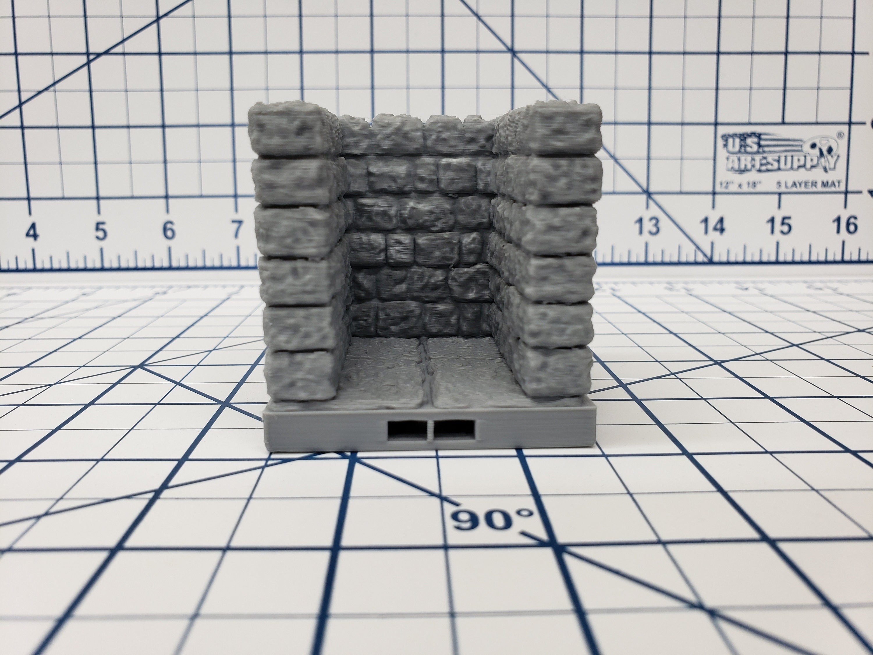 Dungeon Style - Hallways and Pillar - DragonLock - DND - Pathfinder - RPG - Dungeon & Dragons - 28 mm / 1" - Terrain - Fat Dragon Games