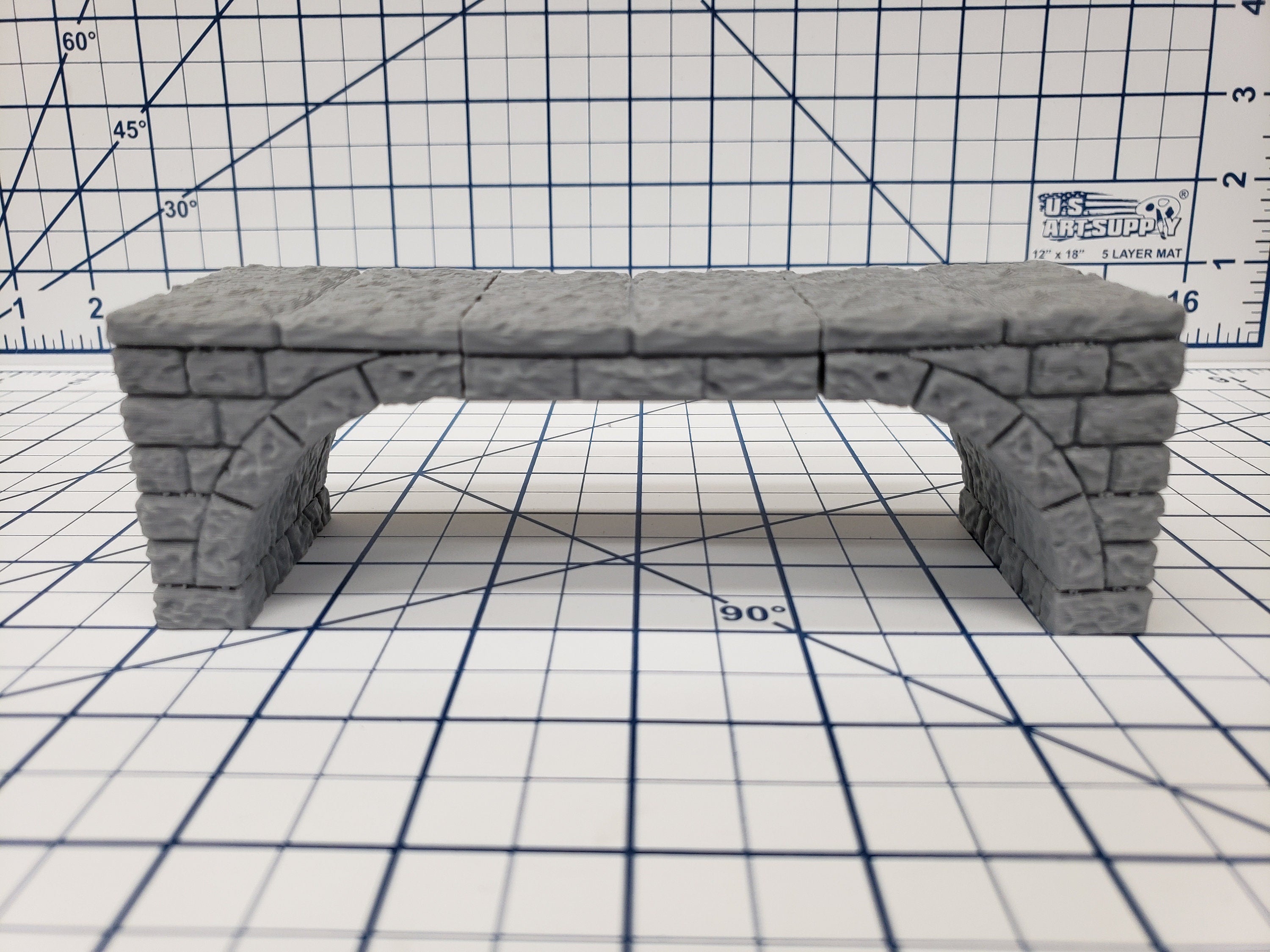 Dungeon Stone - Free Standing Bridges - Fat Dragon Games - DND - Pathfinder - RPG - Terrain - 28 mm / 1" - Dungeon & Dragons -