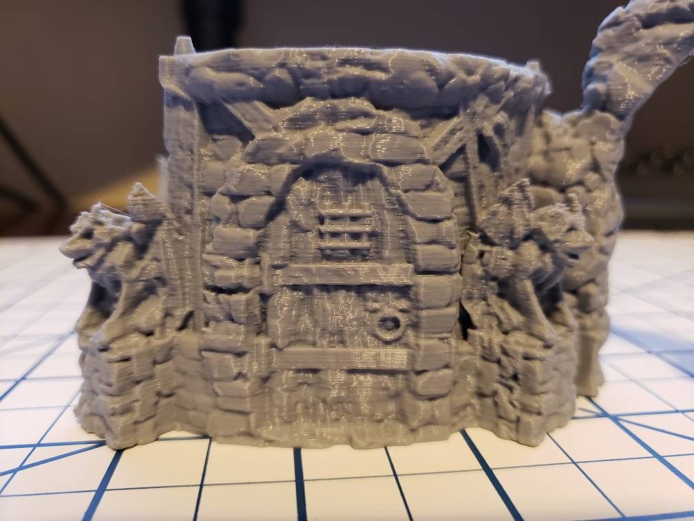 The Wilds of Wintertide Ruins - Tower Ruins - Hero's Hoard - DND - Pathfinder - Dungeons & Dragons - RPG - Tabletop - EC3D - Terrain