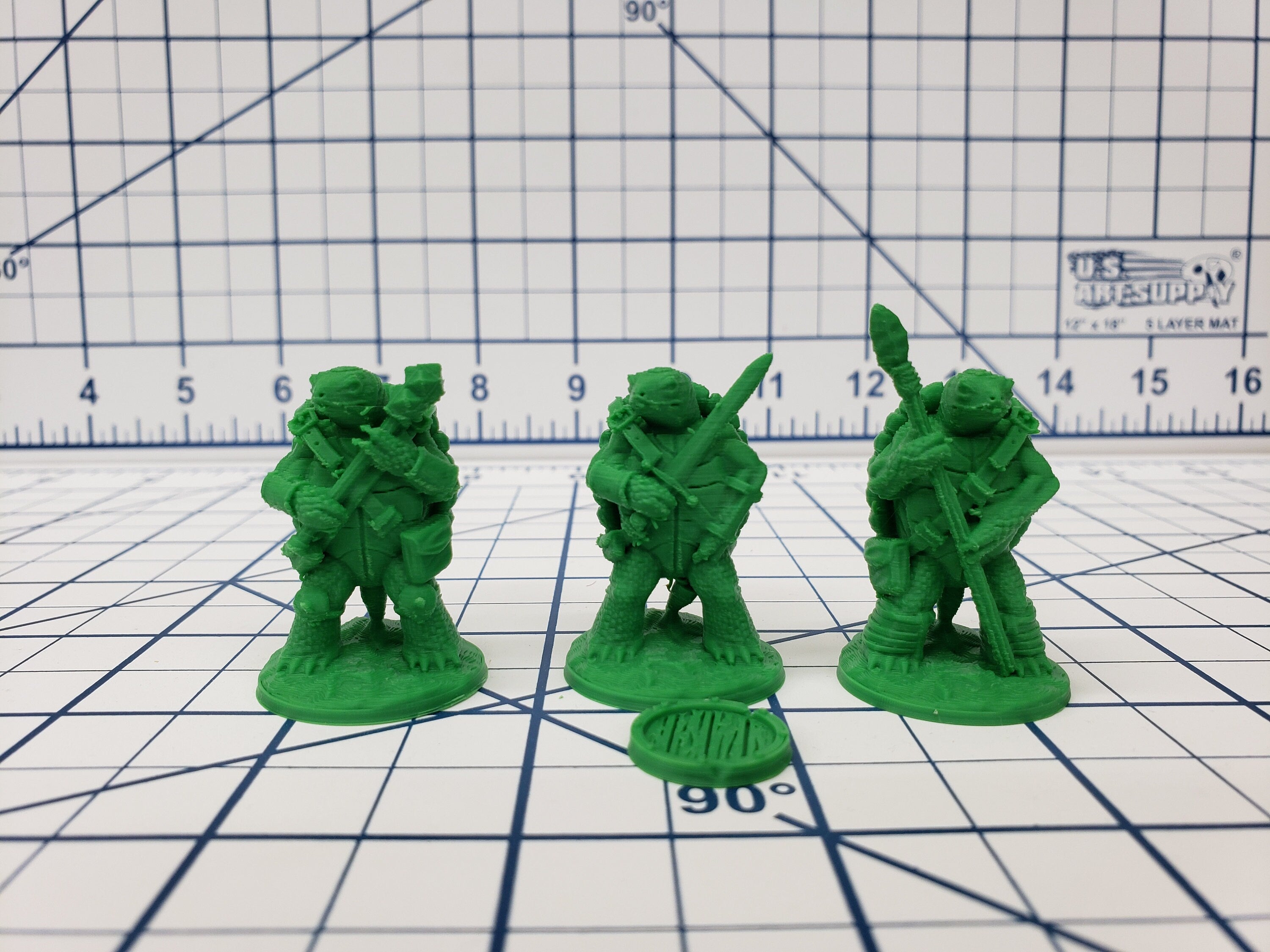 Turdle Miniatures - DND - Pathfinder - RPG - Dungeon & Dragons - Miniature - Mini - 28 mm / 1" - Fat Dragon Games