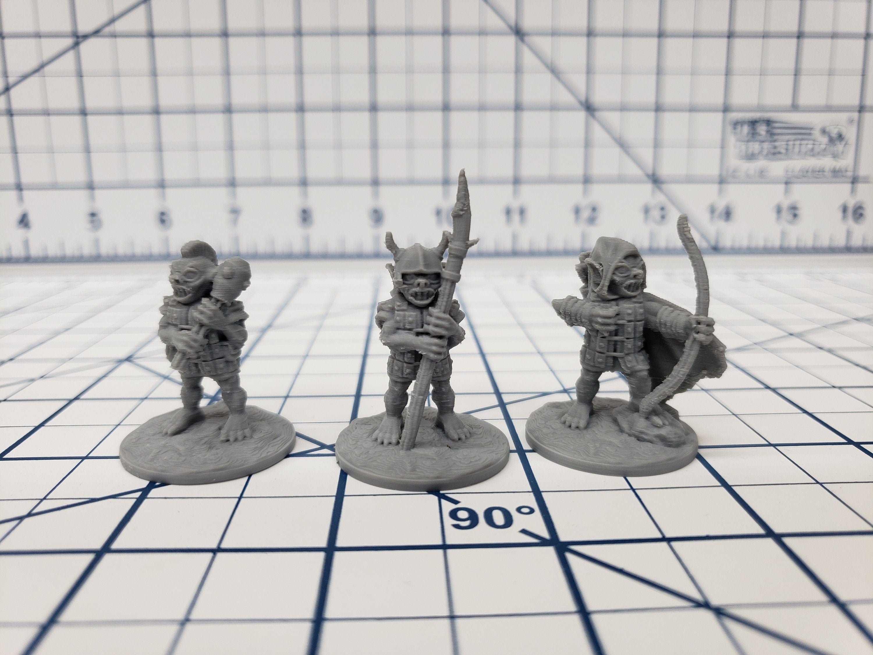 Goblin Minis Sets - DND - Pathfinder - RPG - Dungeon & Dragons - Miniature - Mini - 28 mm / 1" - Fat Dragon Games