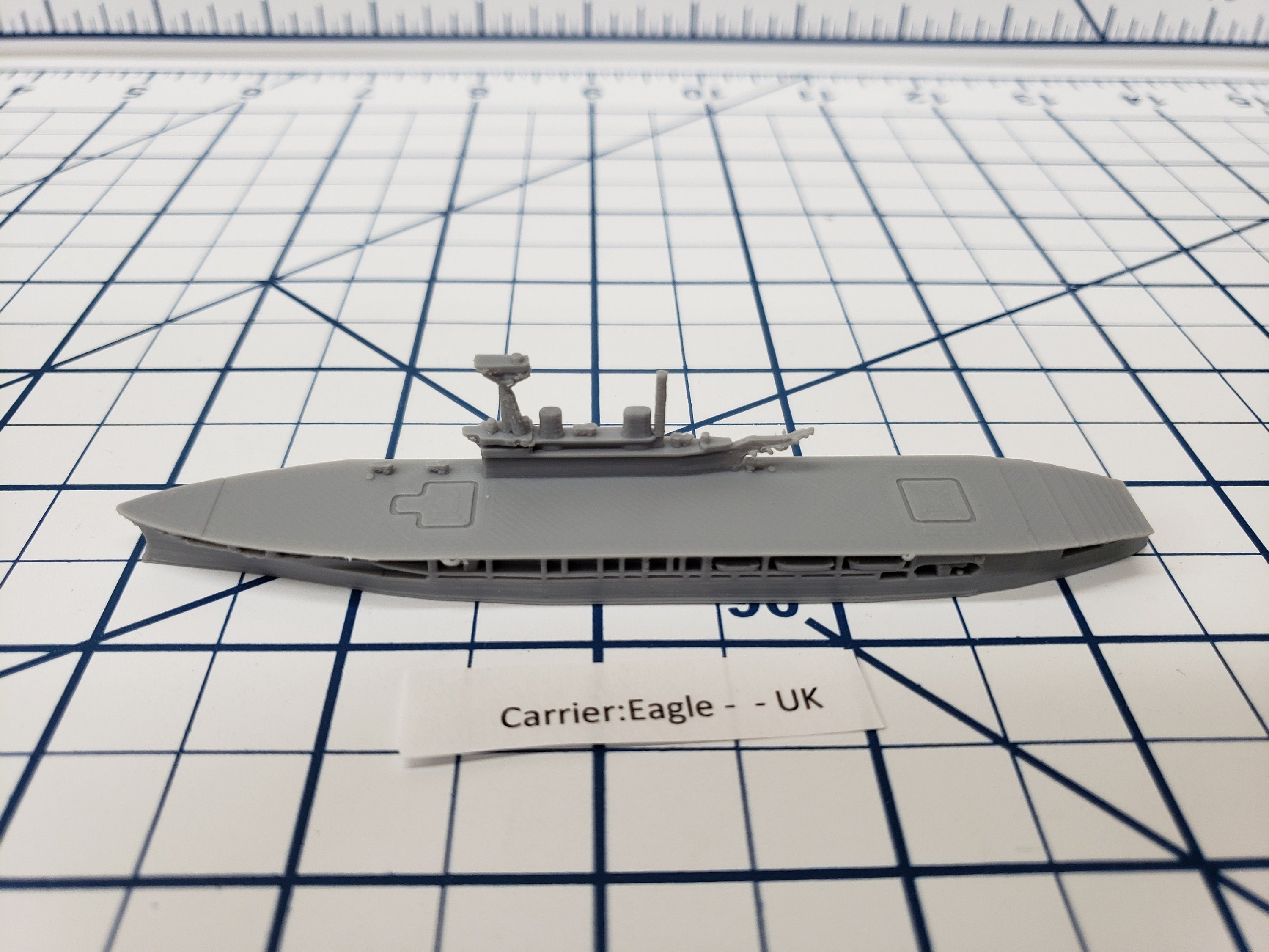 Carrier - Eagle - Royal Navy - Wargaming - Axis and Allies - Naval Miniature - Tabletop Games - Warships