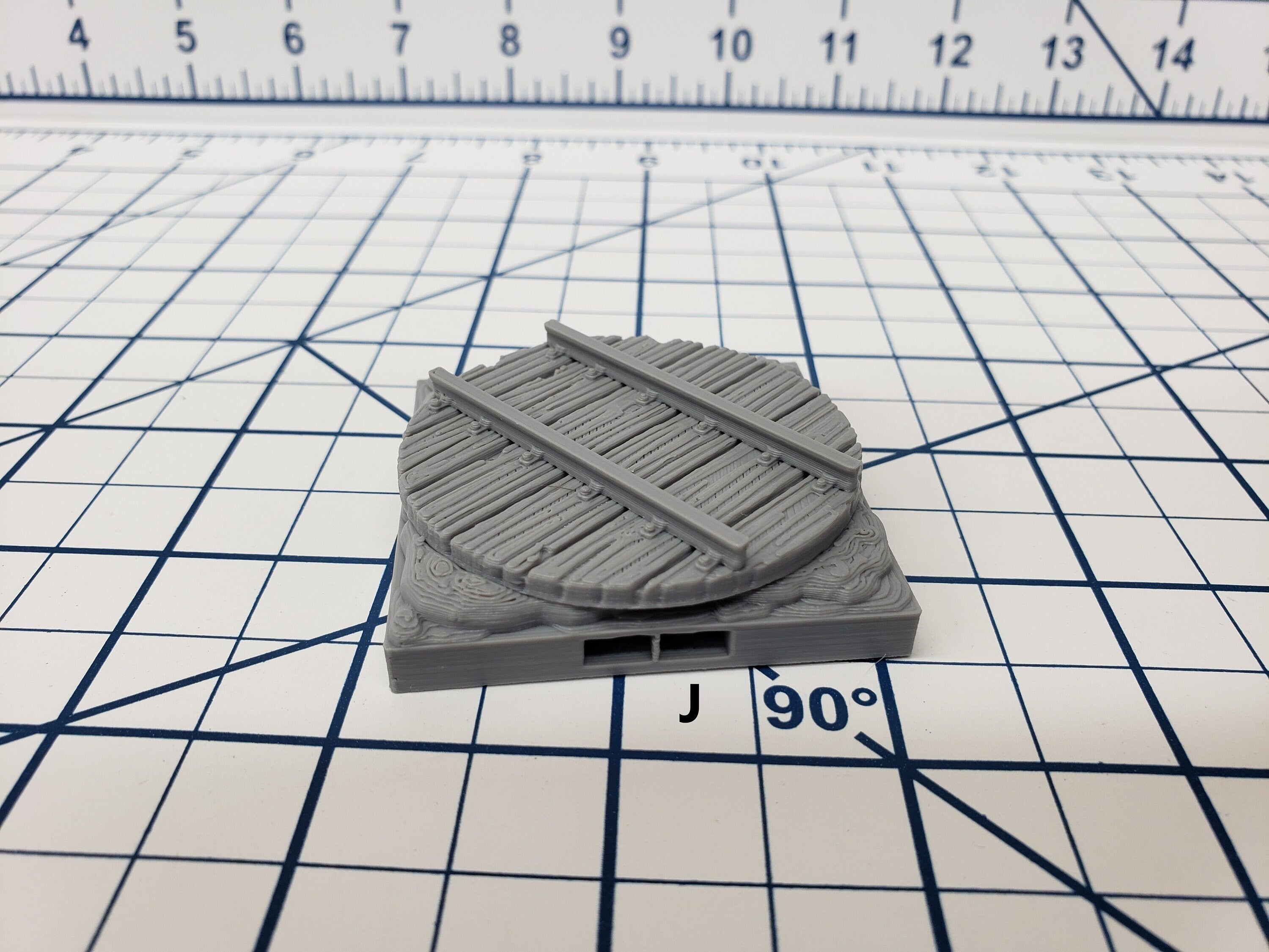 Caverns -2X2 Mine Track Floors - DragonLock - DND - Pathfinder - RPG - Dungeon & Dragons - 28 mm / 1" - Terrain - Fat Dragon Games