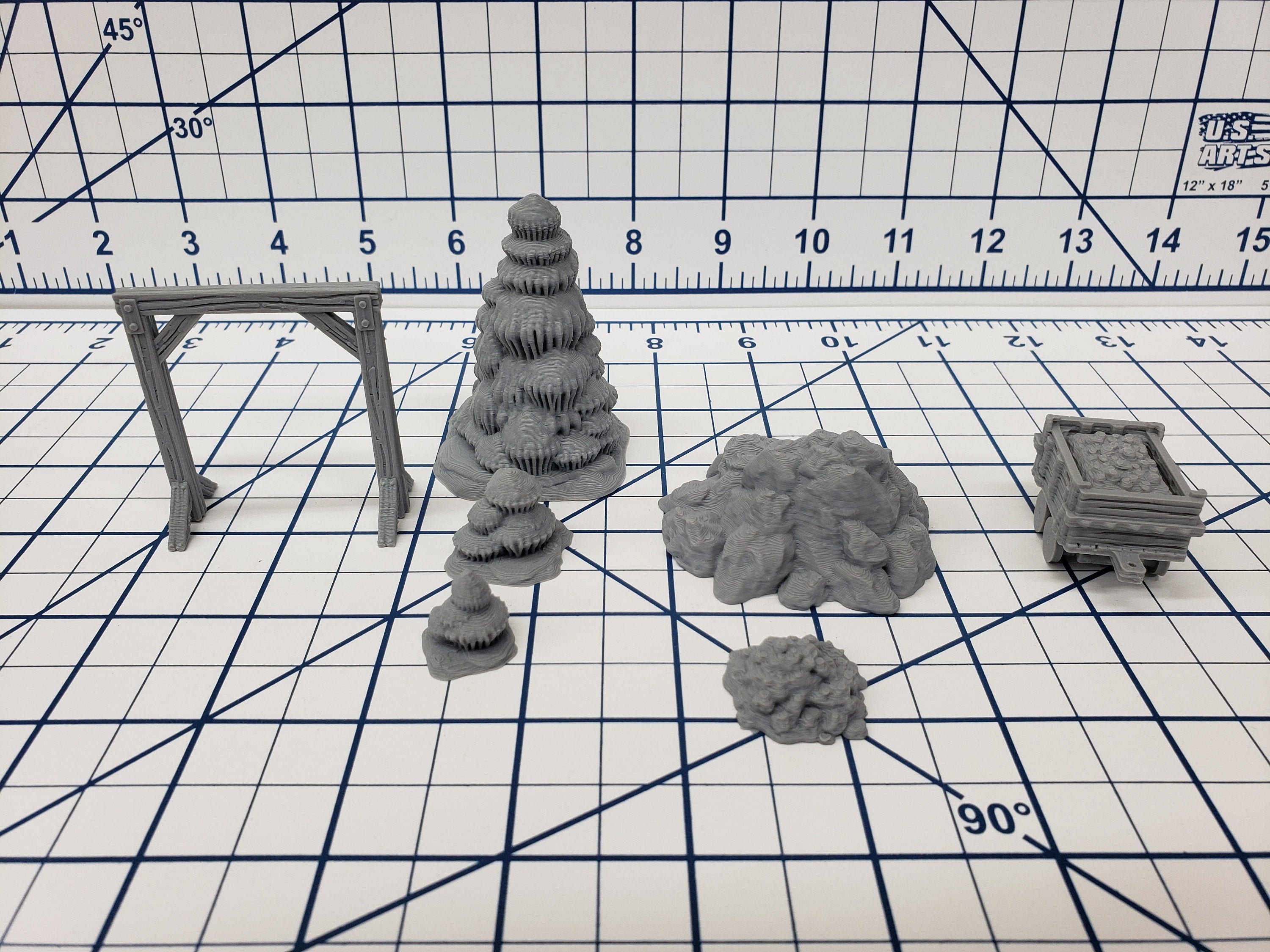 Caverns - Accessories - DragonLock - DND - Pathfinder - RPG - Dungeon & Dragons - 28 mm / 1" - Terrain - Fat Dragon Games