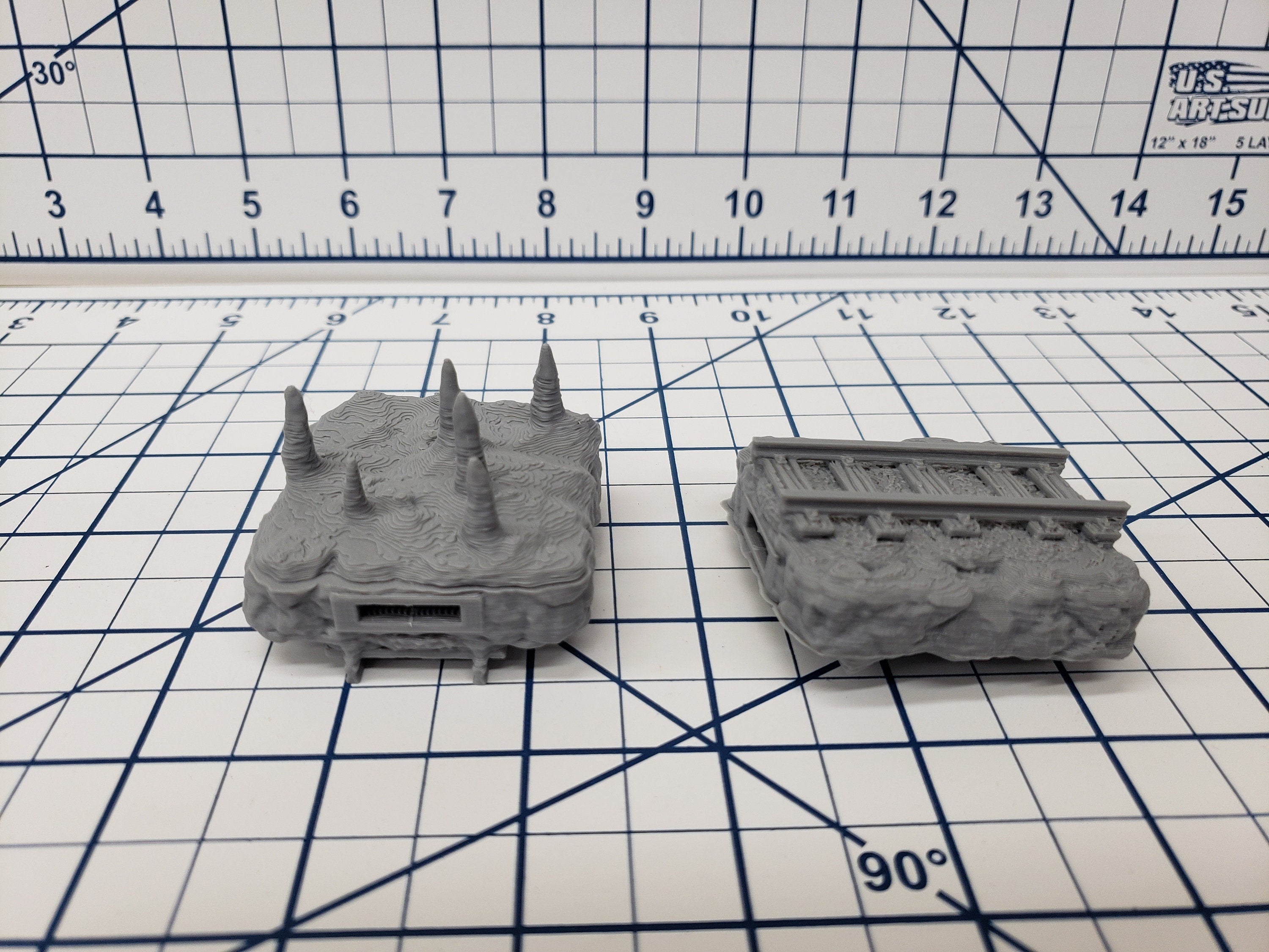 Caverns - Bridge - DragonLock - DND - Pathfinder - RPG - Dungeon & Dragons - 28 mm / 1" - Terrain - Fat Dragon Games