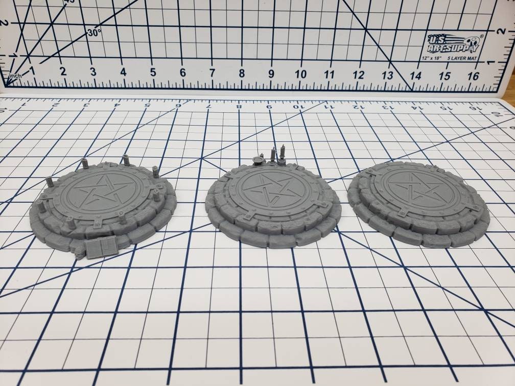 Summoning Circle - Occult and Evil - DND - Pathfinder - RPG - Tabletop - EC3D - Terrain - Dungeons & Dragons