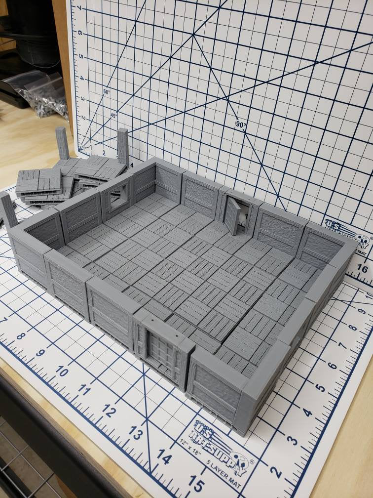 Towne Terrain Starter Set 26 Tiles! - OpenLock - Openforge - DND - Pathfinder - RPG - Tabletop