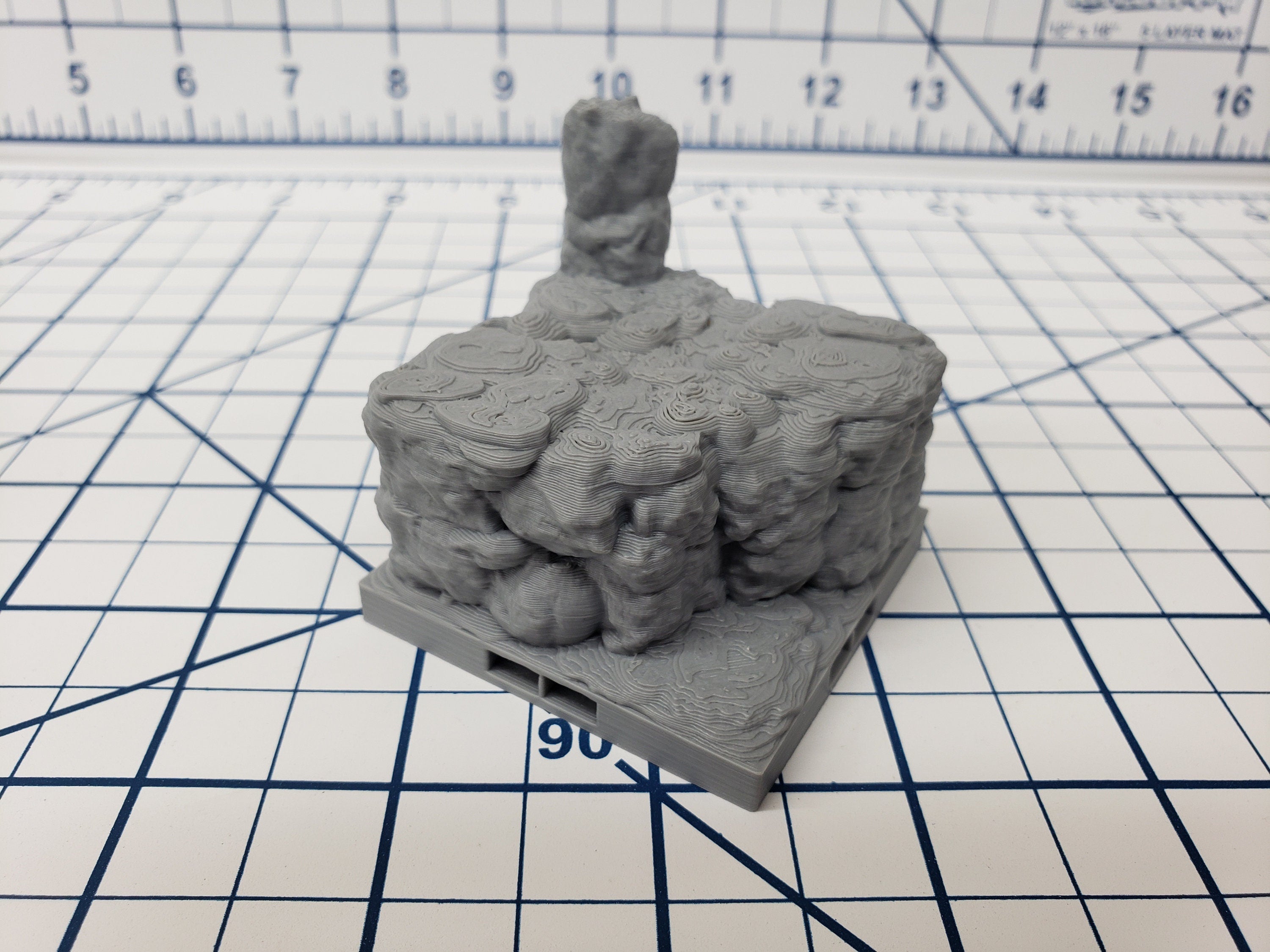 Caverns - Elevated Wall Tiles- DragonLock - DND - Pathfinder - RPG - Dungeon & Dragons - 28 mm / 1" - Terrain - Fat Dragon Games