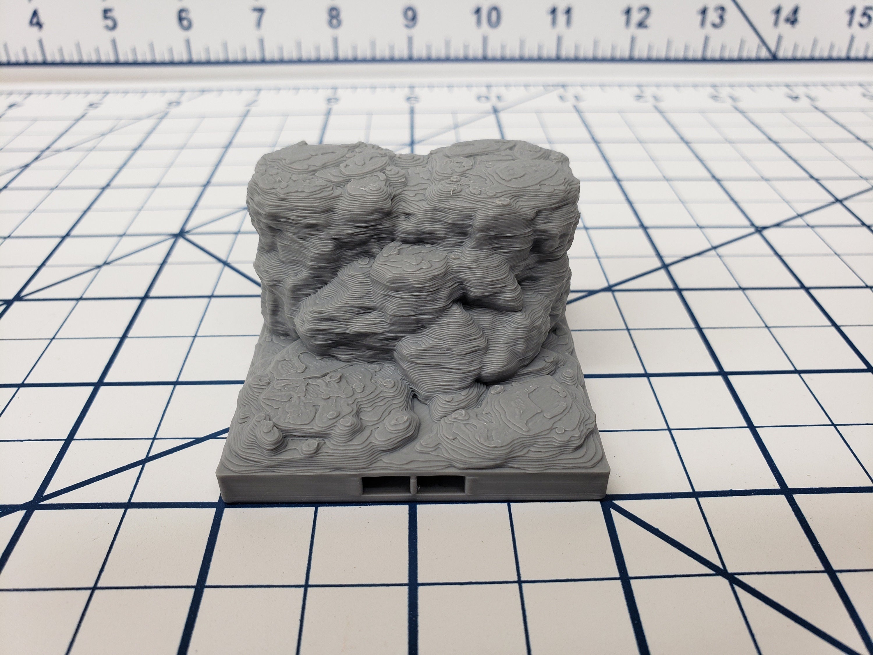 Caverns - Elevated Floor Tiles - DragonLock - DND - Pathfinder - RPG - Dungeon & Dragons - 28 mm / 1" - Terrain - Fat Dragon Games