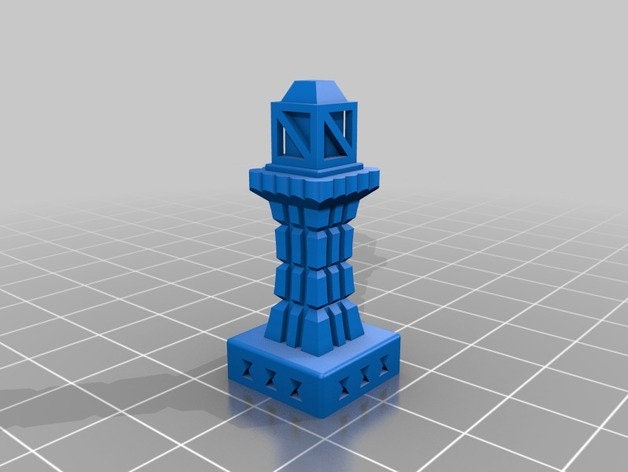 OpenForge Oriental Pagoda - Tabletop - DND - Pathfinder - RPG - 28 mm / 1" - Terrain - Dungeons & Dragons -