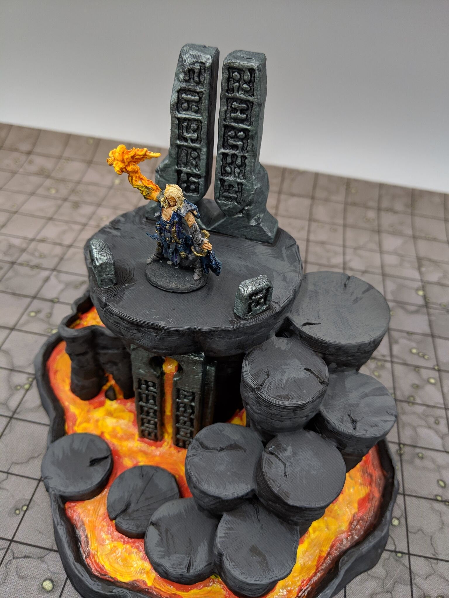 OpenForge - Places of Power - Chaos Pillar - Tabletop - DND - Pathfinder - RPG - 28 mm / 1" - Terrain - Dungeons & Dragons -