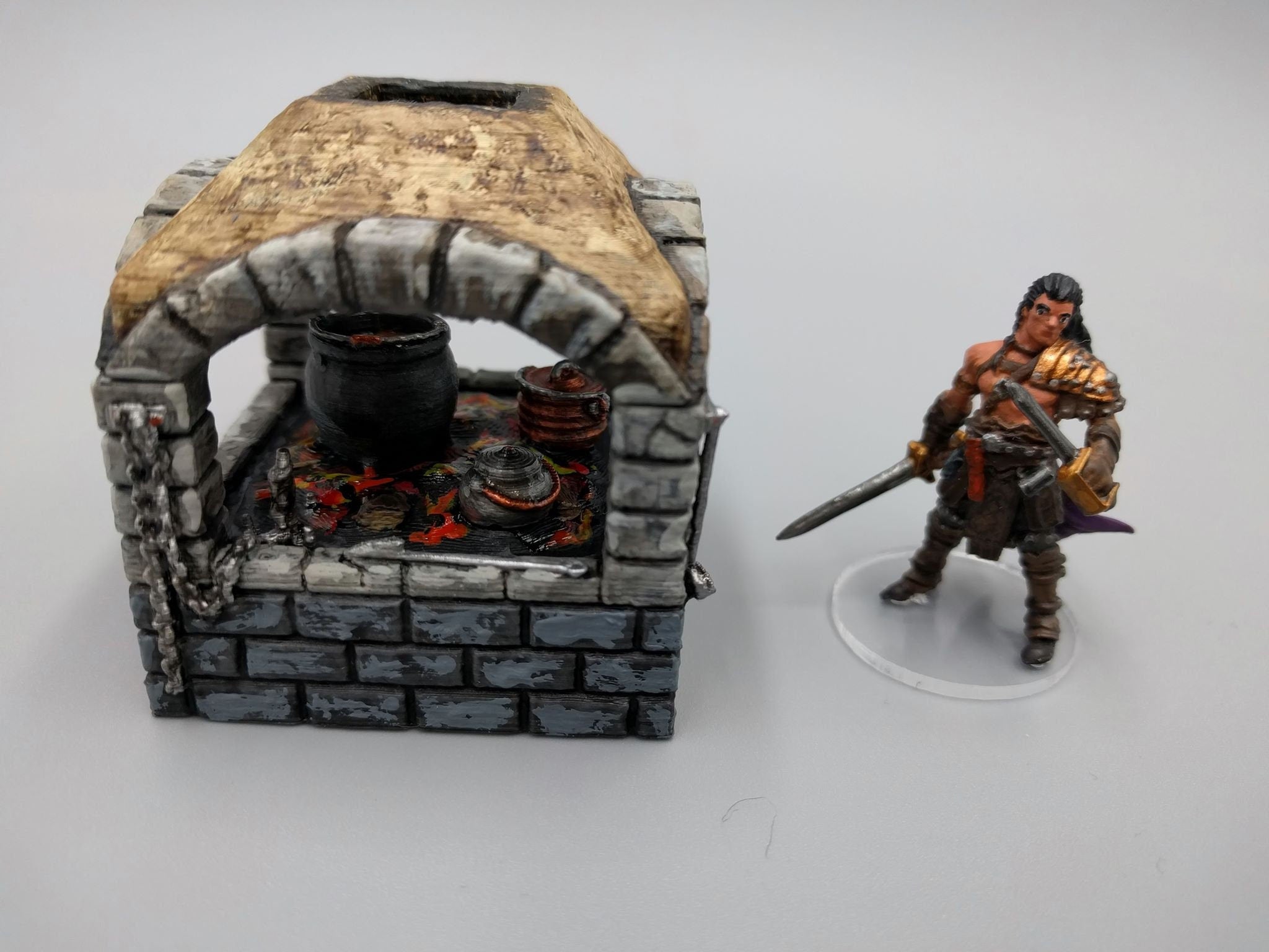 Cooking Heart - OpenForge - DND - Pathfinder - RPG - Dungeon & Dragons - 28 mm / 1" Scale - Dungeon and Map Accessories