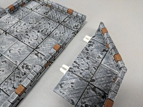 True Tiles - Cut Stone Extreme Set 150 Tiles! - OpenLock - DND - Pathfinder - Dungeons & Dragons - Terrain - RPG - Tabletop - 28 mm / 1"