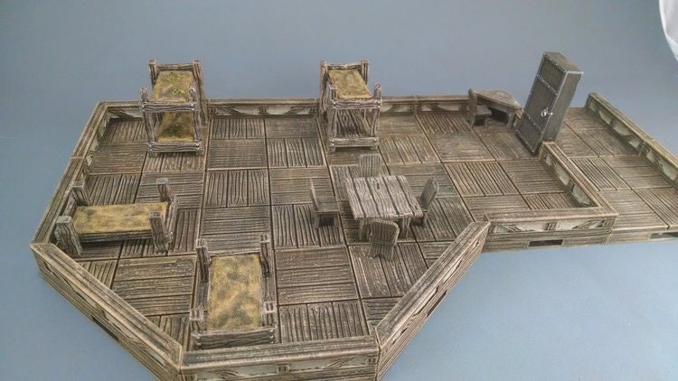 True Tiles - Tavern Tiles Premium Set 125 Tiles! - OpenLock - DND - Pathfinder - Dungeons & Dragons - Terrain - RPG - Tabletop - 28 mm / 1"
