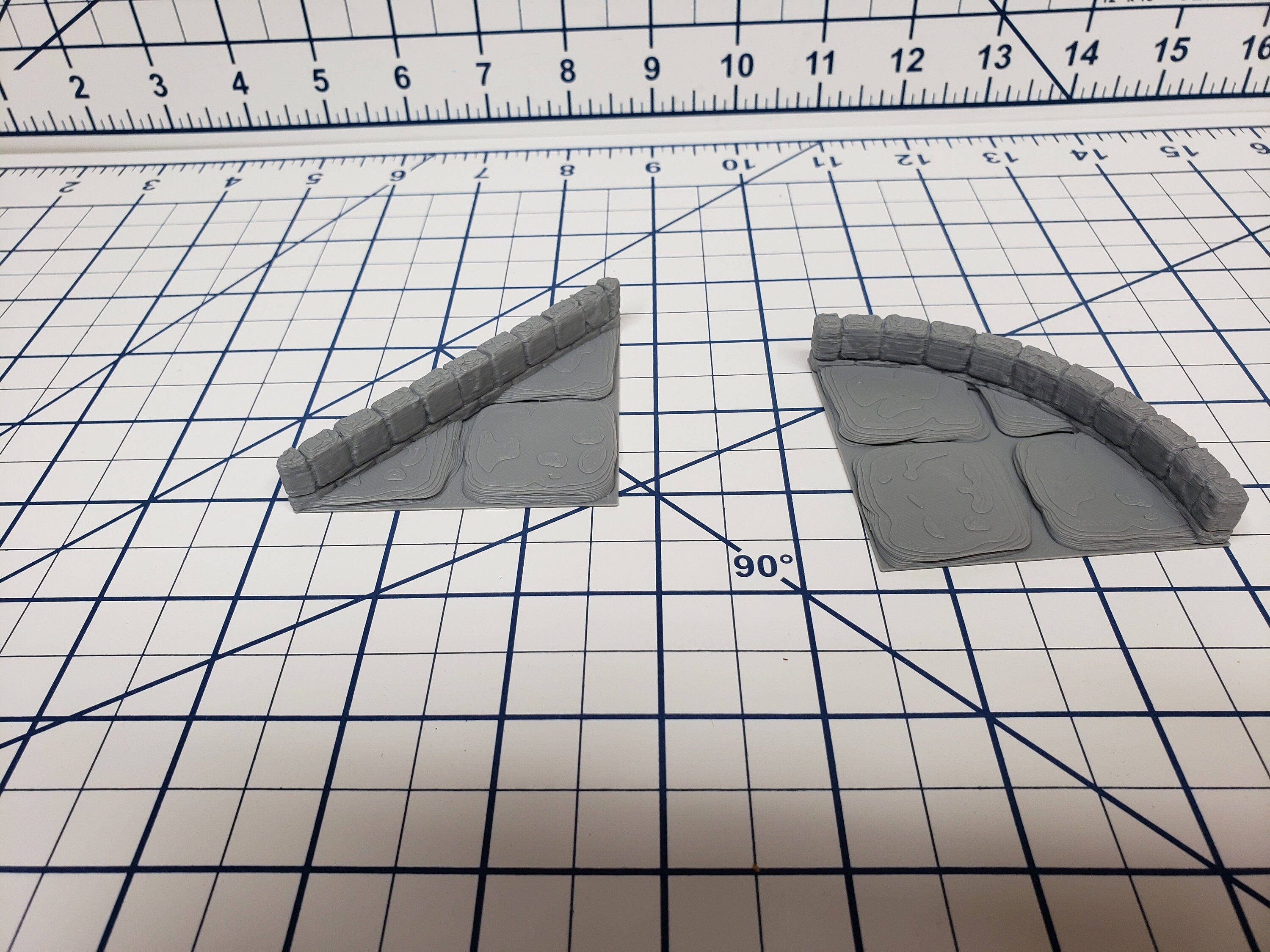 True Tiles - Dungeon Stone Starter Set 50 Tiles! - OpenLock - DND - Pathfinder - Dungeons & Dragons - Terrain - RPG - Tabletop - 28 mm / 1"