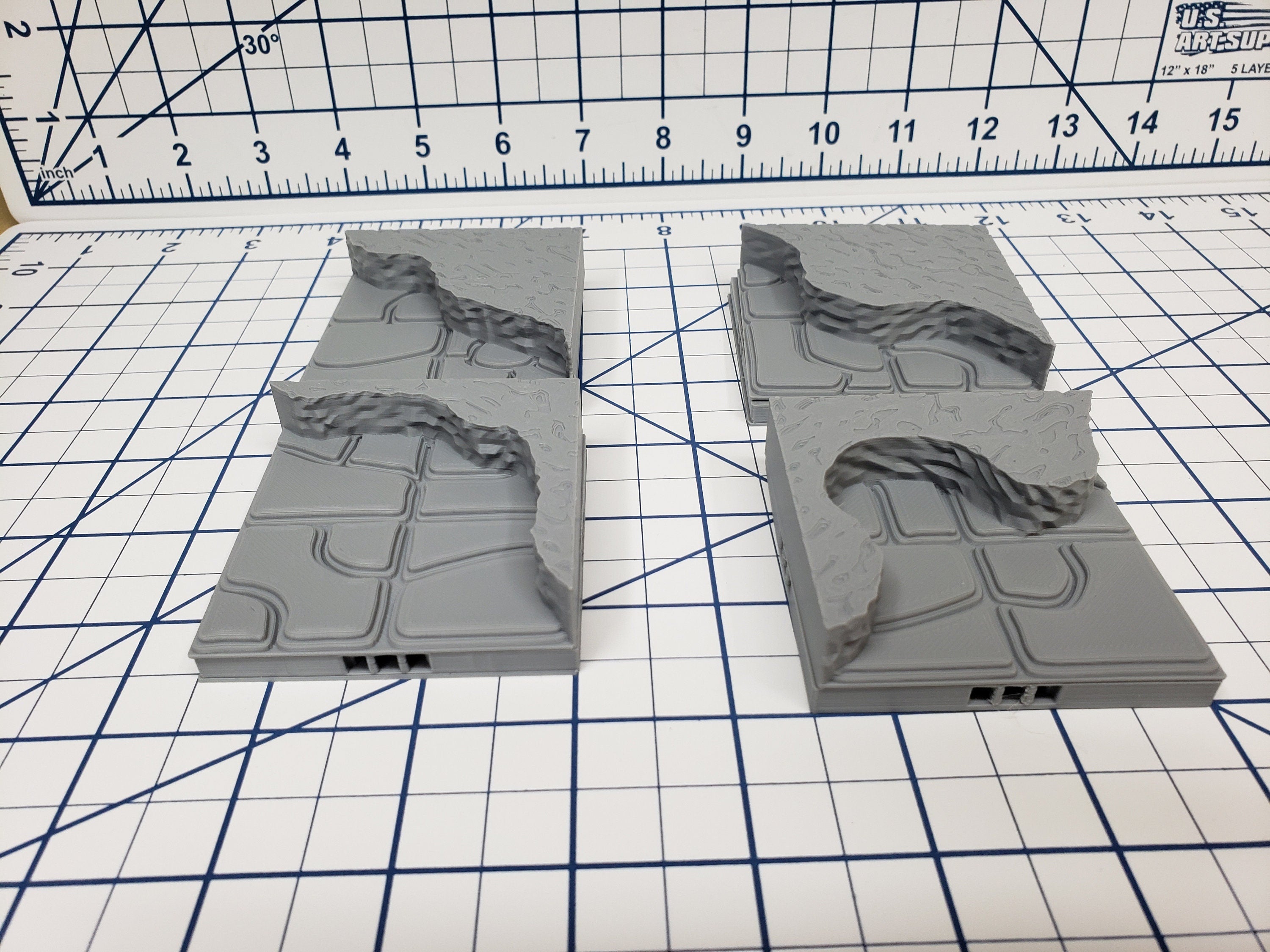 True Tiles - Cavern Tiles Extreme Set 150 Tiles! - OpenLock - DND - Pathfinder - Dungeons & Dragons - Terrain - RPG - Tabletop - 28 mm / 1"