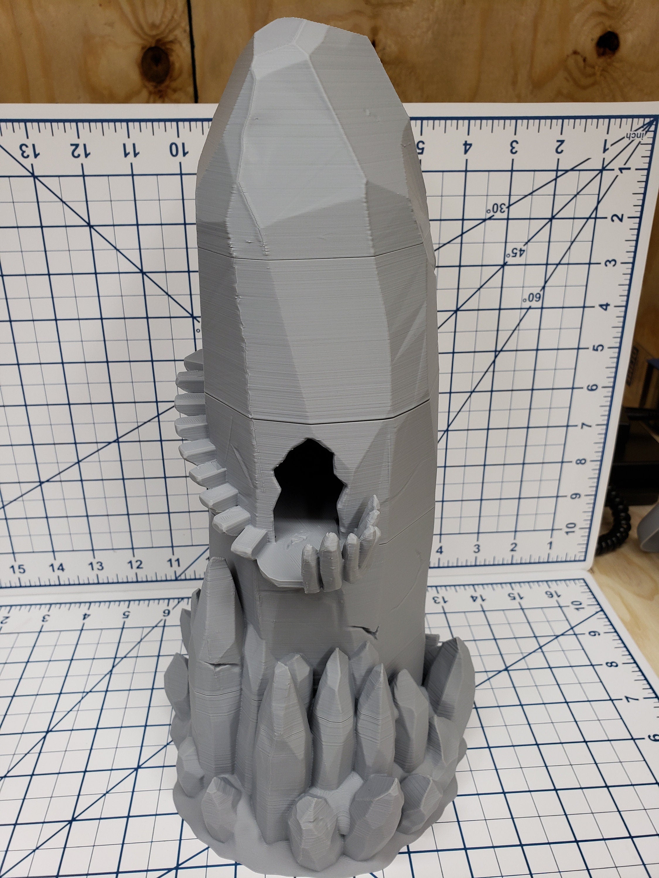 Crystal Shard Tower - Wilds of Wintertide - EC3D - Openforge - DND - Pathfinder - Dungeons & Dragons - RPG - 28 mm / 1"