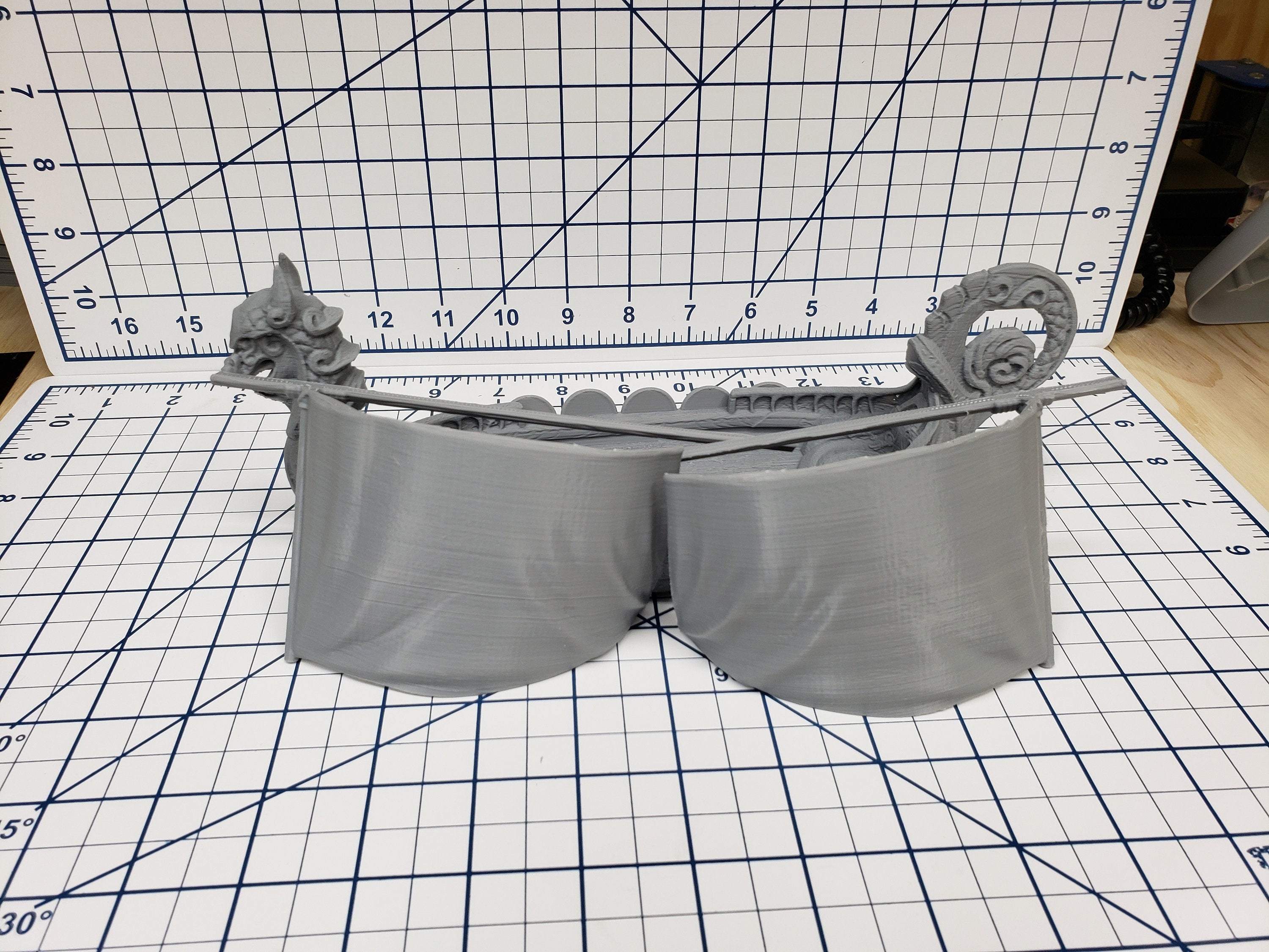 The Wilds of Wintertide Longship - EC3D - DND - Pathfinder - Dungeons & Dragons - RPG - Tabletop - 28 mm / 1"