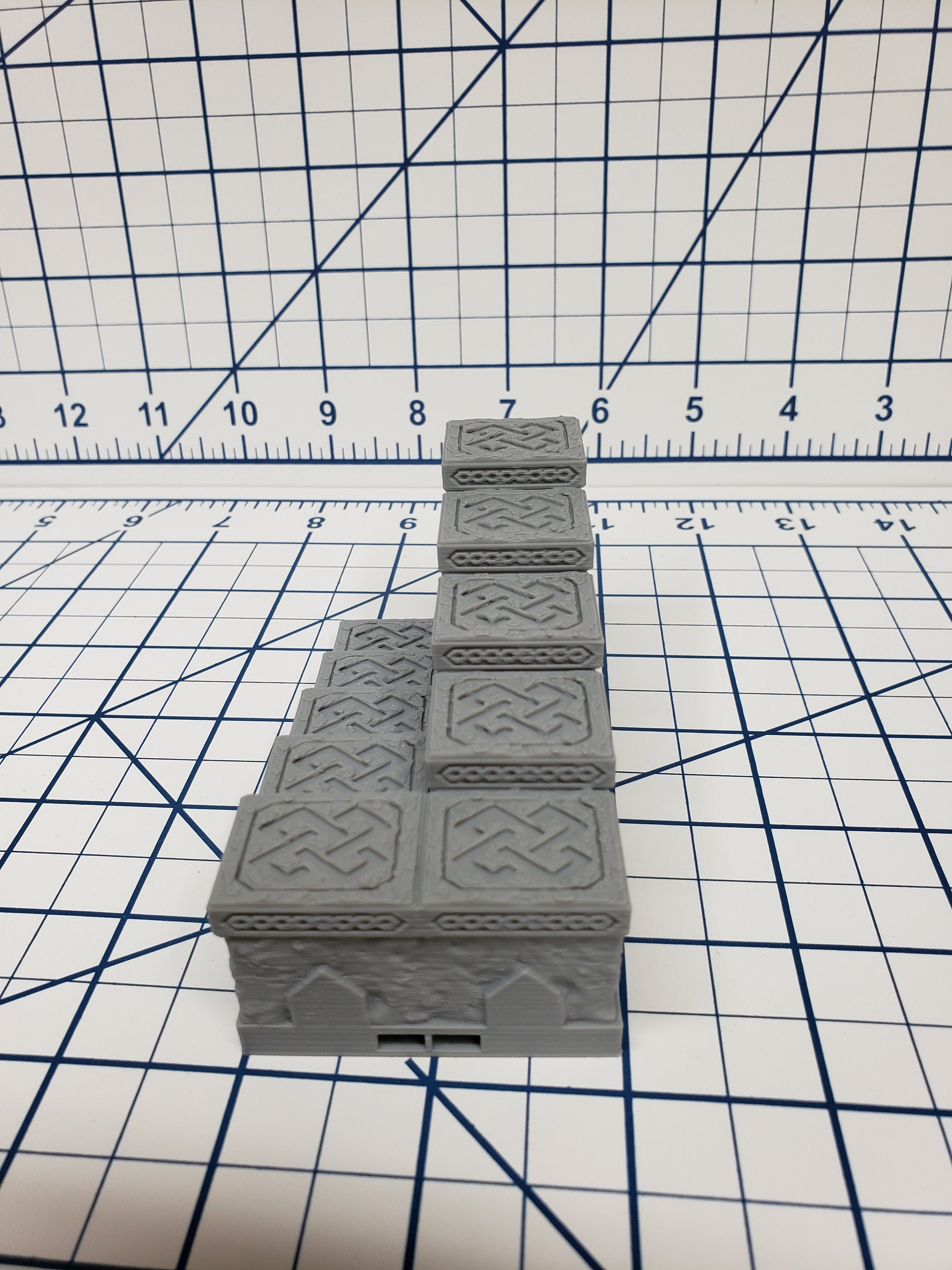 Mountain King - Stairs Tile - DragonLock - DND - Pathfinder - RPG - Dungeon & Dragons - 28 mm / 1" - Fat Dragon Games