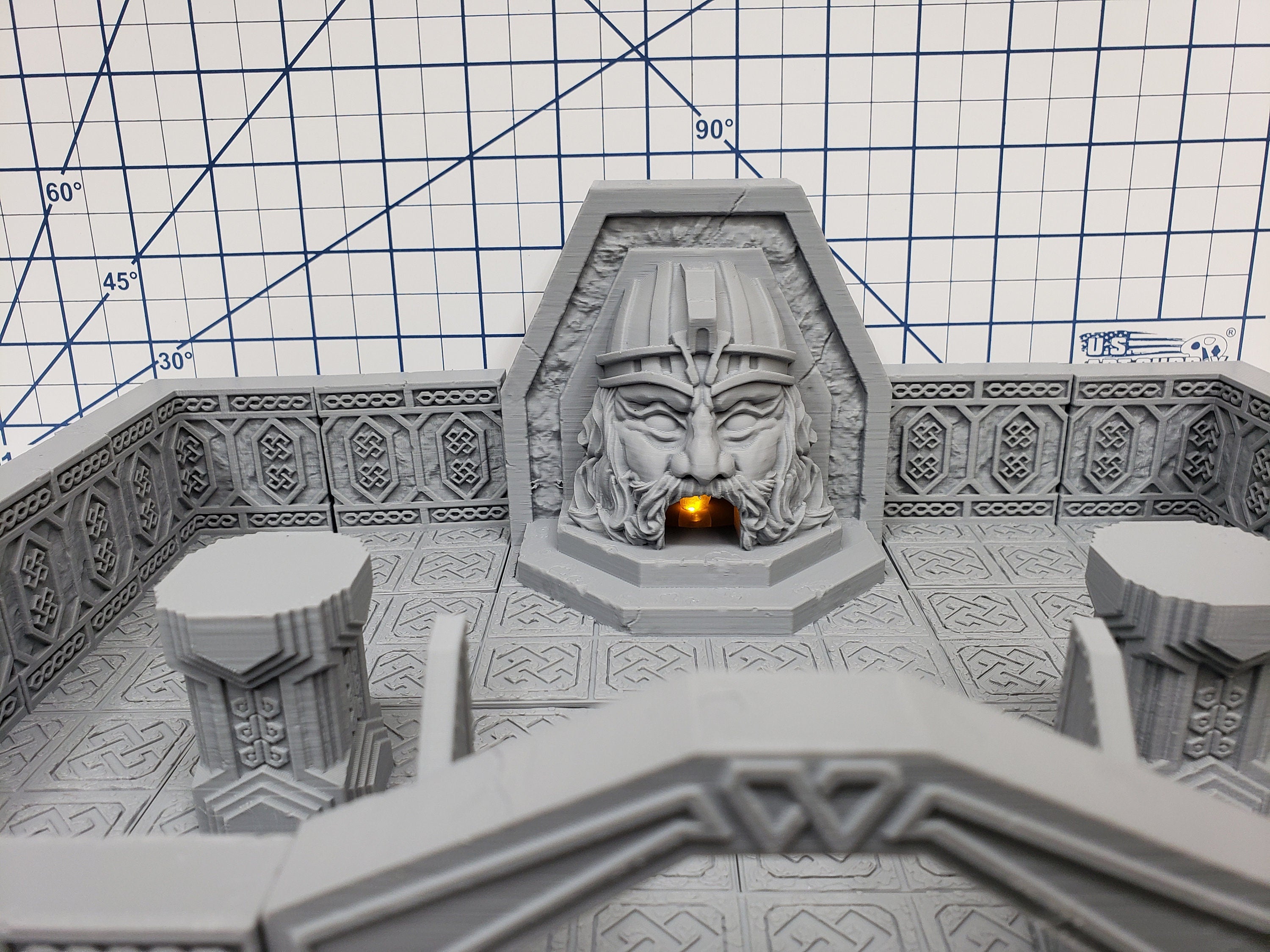 Mountain King - Forge Room - Dwarven - DragonLock - DND - Pathfinder - RPG - Dungeon & Dragons - 28 mm / 1" - Fat Dragon Games