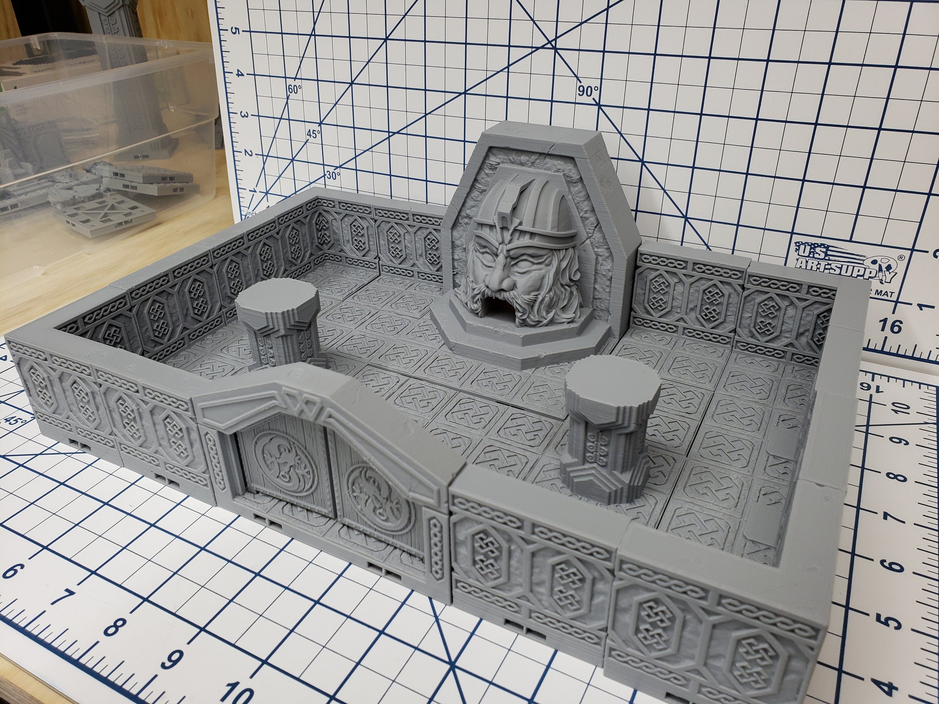 Mountain King - Forge Room - Dwarven - DragonLock - DND - Pathfinder - RPG - Dungeon & Dragons - 28 mm / 1" - Fat Dragon Games