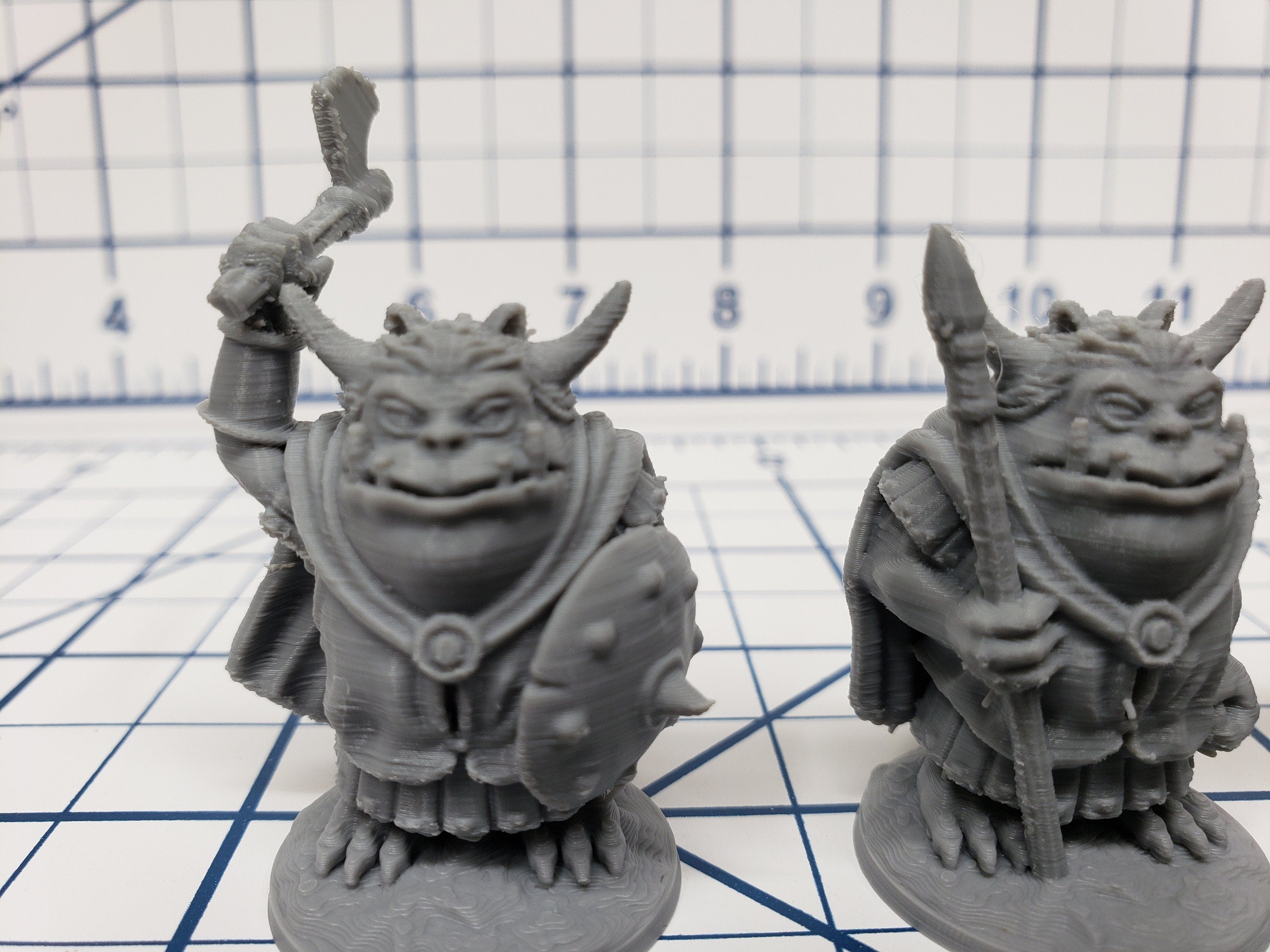 Goblinoid Warriors Set of 4 Minis - DND - Pathfinder - RPG - Dungeon & Dragons - Miniature - Mini - 28 mm / 1" - Fat Dragon Games