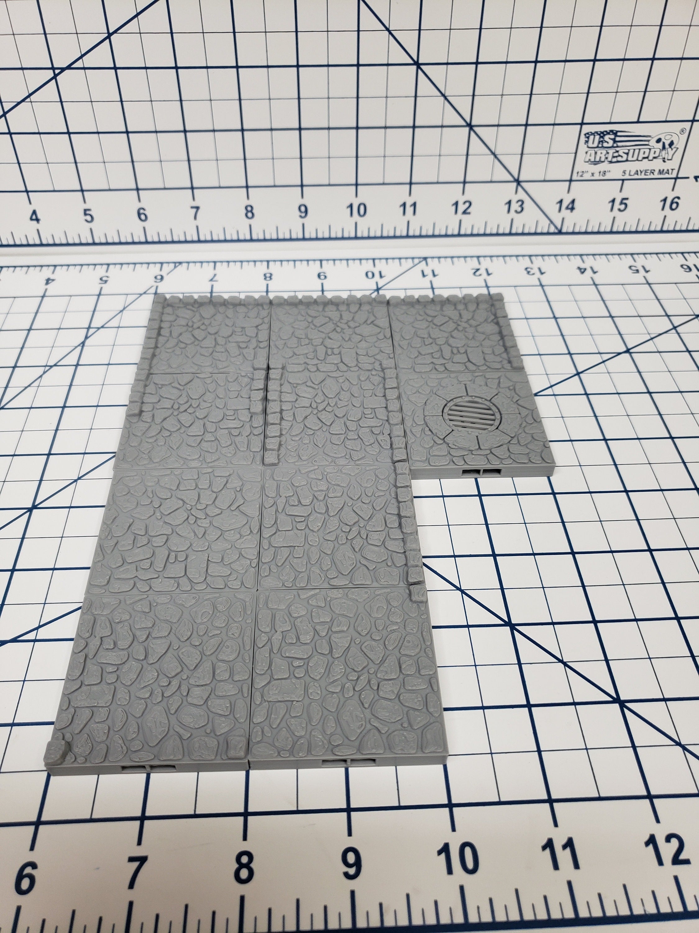 Village Street Tiles - DragonLock - DND - Pathfinder - RPG - Dungeon & Dragons - 28 mm / 1" - Fat Dragon Games