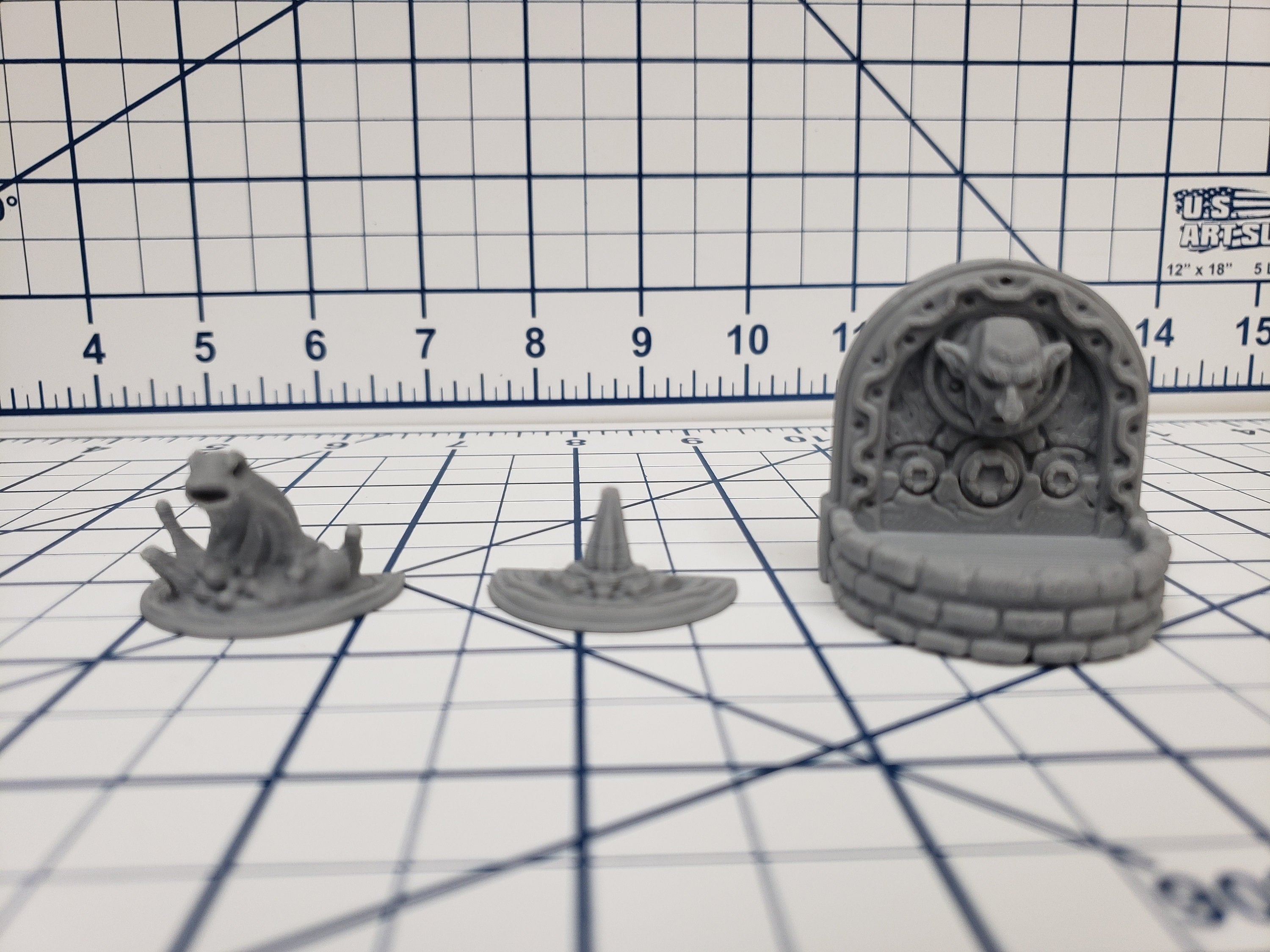 Water Feature and Creature - DND - Pathfinder - RPG - Dungeon & Dragons - Miniature - Mini - 28 mm / 1" - Fat Dragon Games