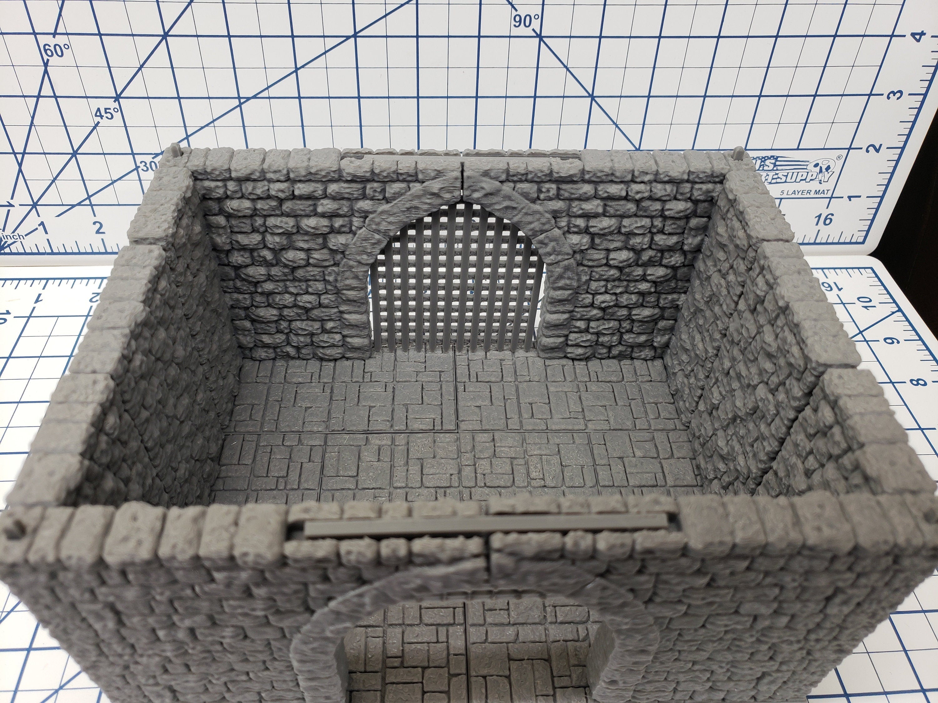 Castle Style - Gatehouse Tiles- DragonLock - DND - Pathfinder - RPG - Dungeon & Dragons - 28 mm / 1" - Terrain - Fat Dragon Games
